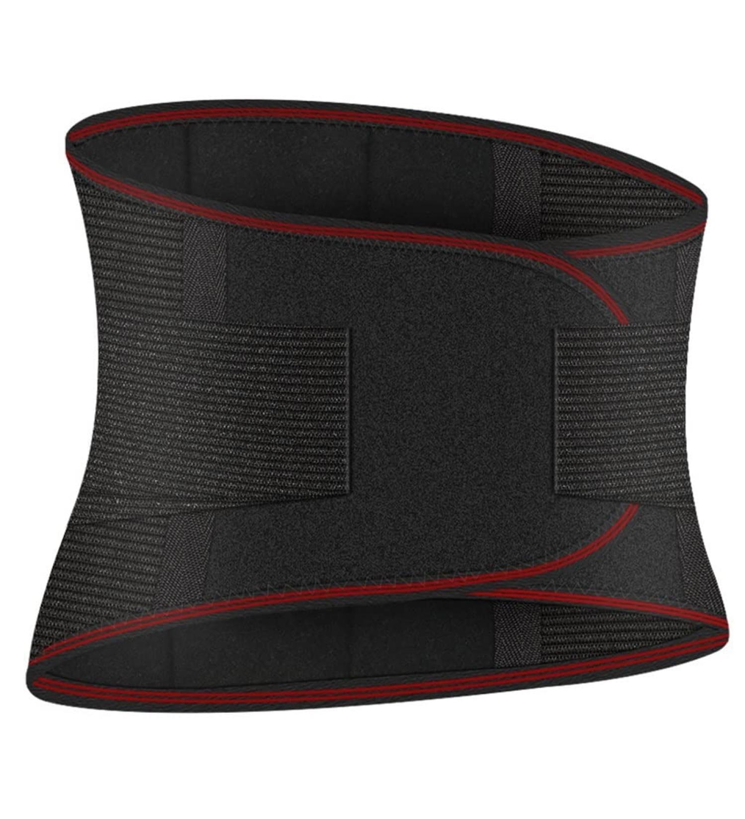 Relieve Back Pain with Wgust Hot Therapy Lumbar Support Belt | Adjustable Waist Trimmer for Intervertebral Discs & Scoliosis - Size M - Buy Online on GoSupps.com