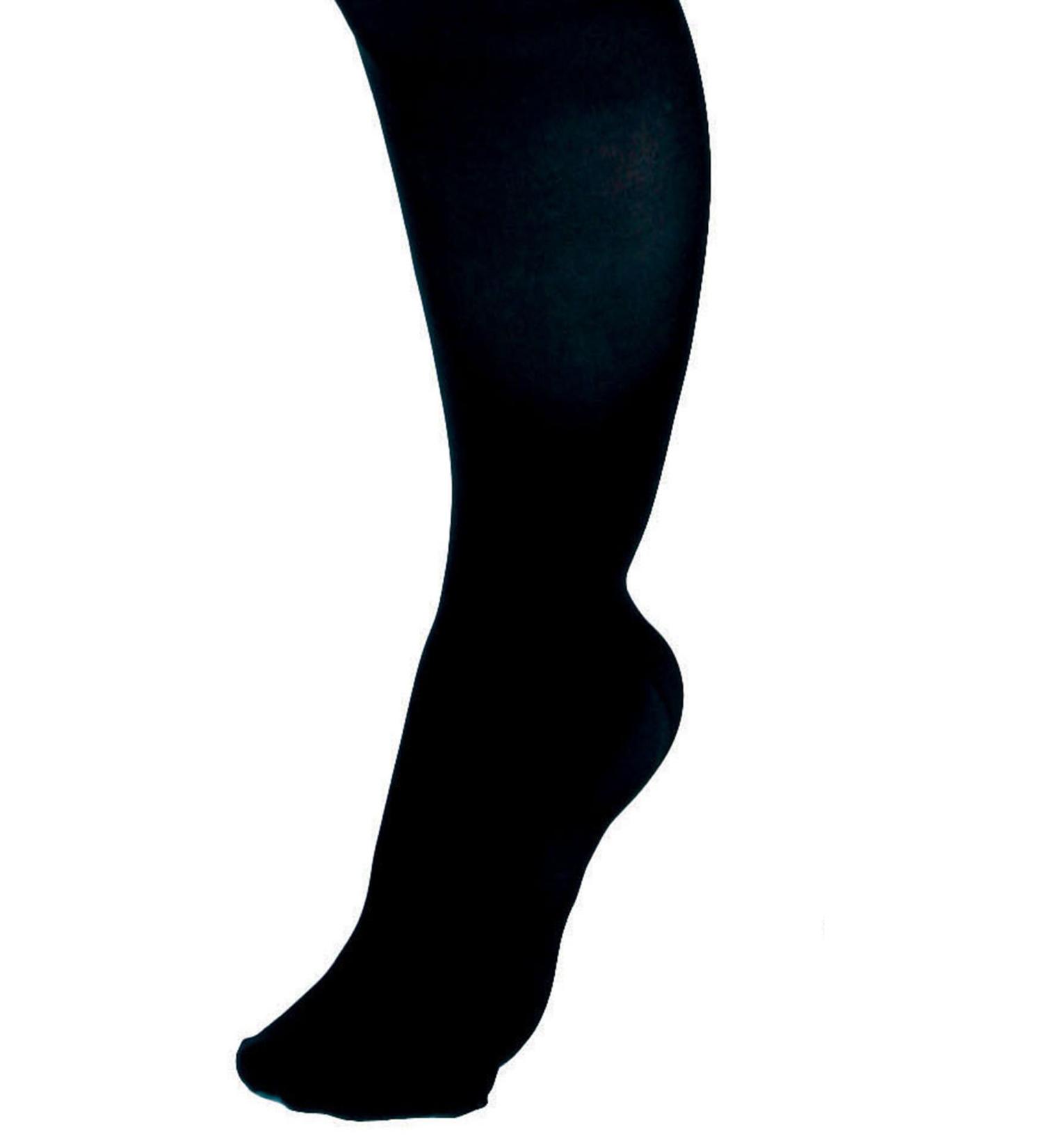 CURAD Knee High Compression Hosiery 30-40 mmHg Black Size D (XL) Ideal for Varicose Veins & Edema Relief
