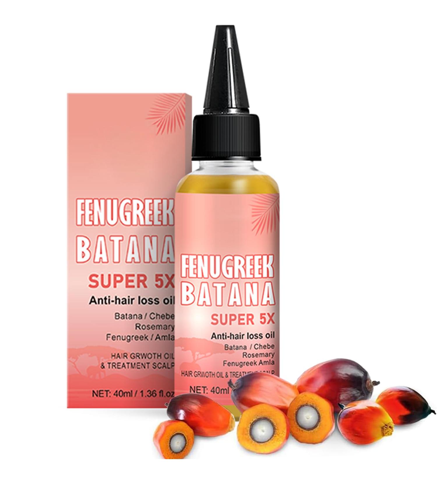 Batana Oil Pure Super 5X Batana Oil for Hair Growth Veganic Natural Hair Growth Oil Repair Damaged Hair & Skin Effective Against Regional Alopecia Promote Hair Regrowth (Batana hair oil) - Buy Online on GoSupps.com
