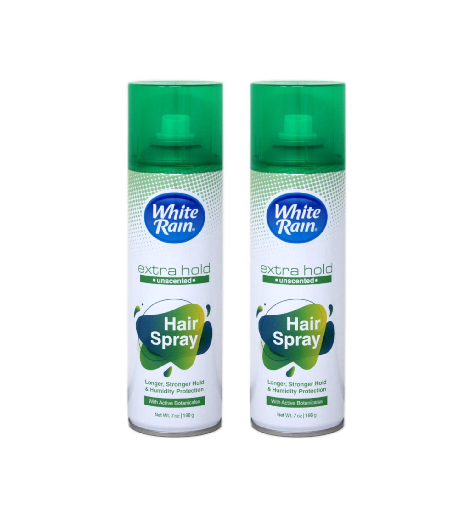 White Rain Aerosol Hairspray Unscented Extra Hold 7 Oz 2 Pack - Buy Online on GoSupps.com