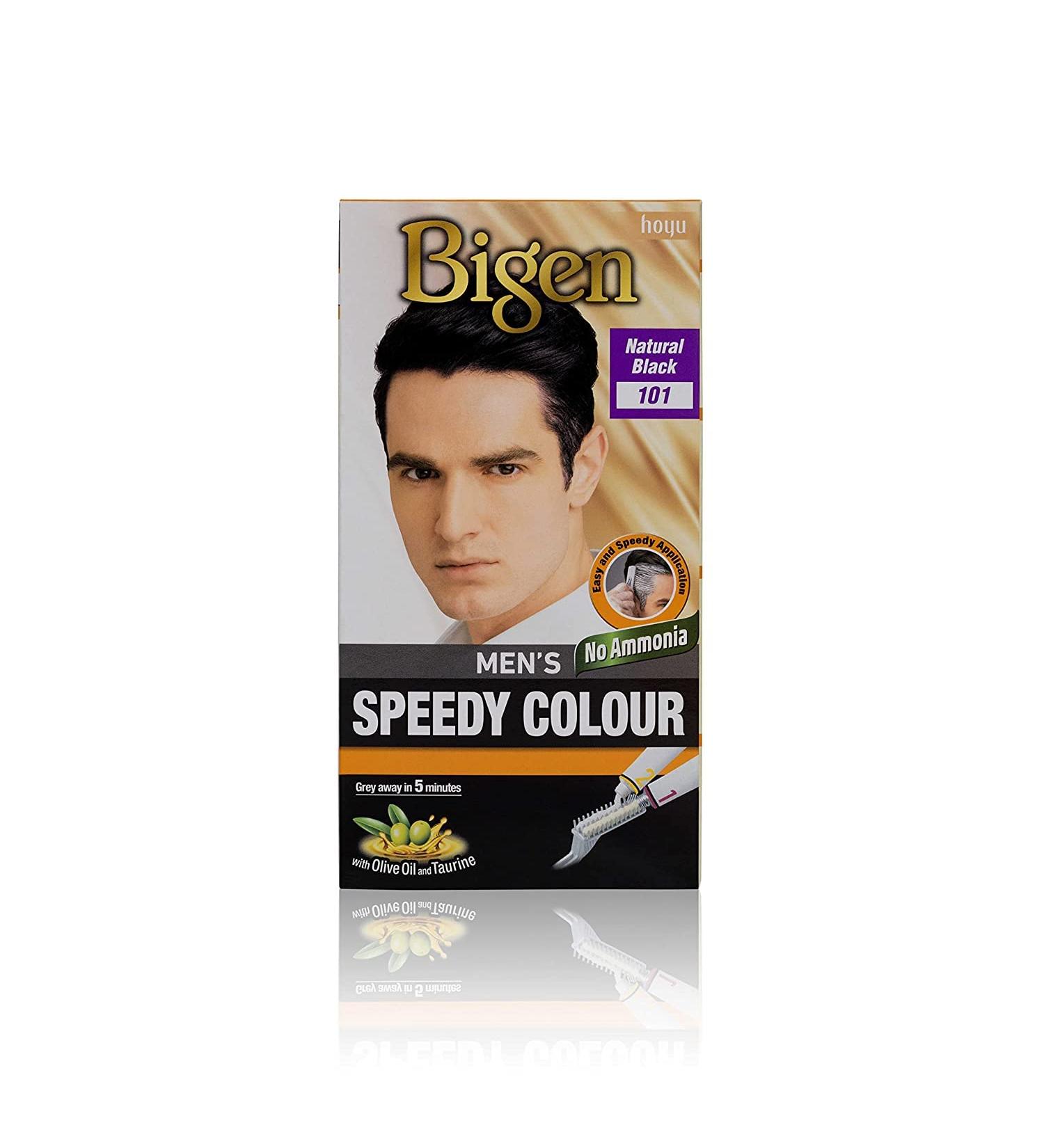 Buy BIGEN Men's Speedy Color 101 - Natural Black (8g) | Fast International Shipping - Buy Online on GoSupps.com