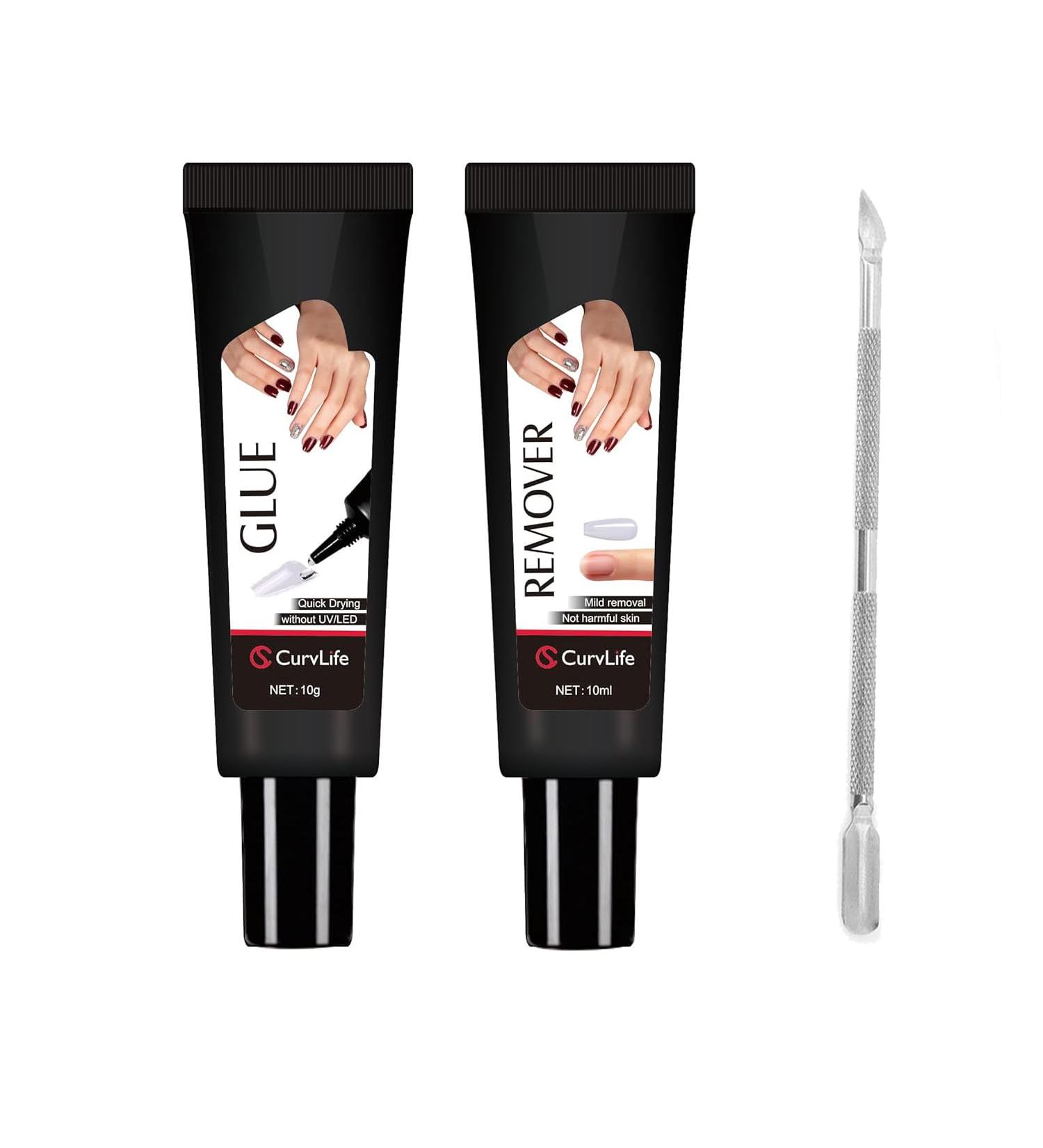 Buy Semi Solid Nail Glue Gel - No UV Light Super Strong Acrylic Nail Bond for Press Ons - 10g Long Lasting | International Shipping Available - Buy Online on GoSupps.com