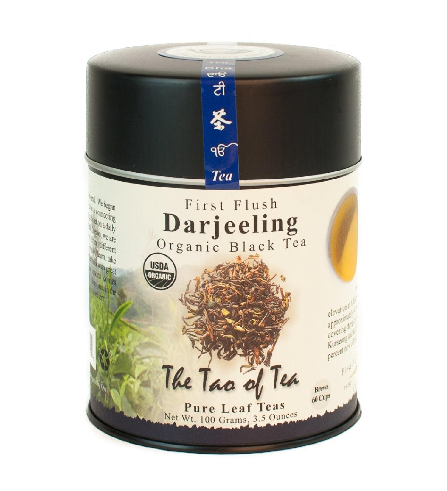 Organic Indian Black Tea - First Flush Darjeeling 3.5 oz | Tao of Tea - Buy Online on GoSupps.com