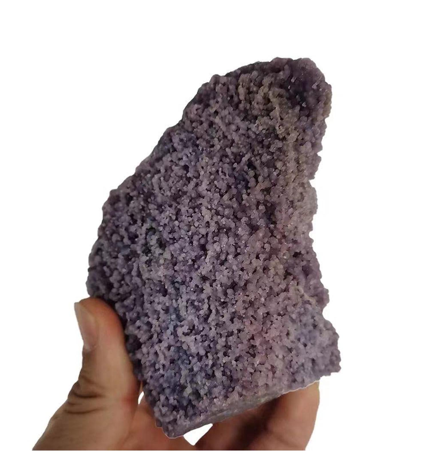 Natural Crystal Rough 300g-400g Natural Crystal Raw Stone Grape Agate Mineral Specimen Stones Decoration 1pc - Buy Online on GoSupps.com
