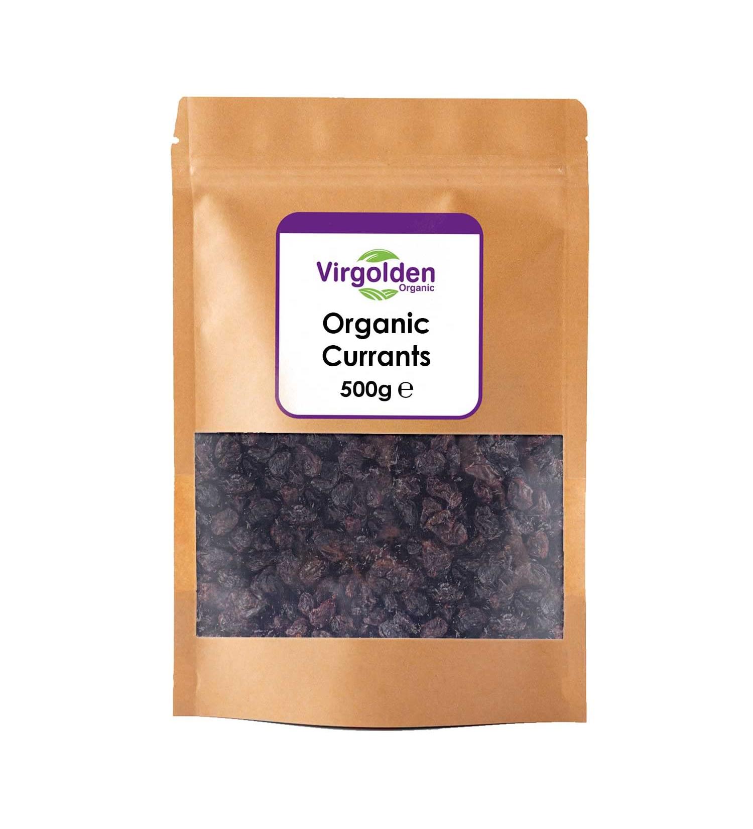 Organic Currants 500g by Virgolden Organic - Buy Online on GoSupps.com
