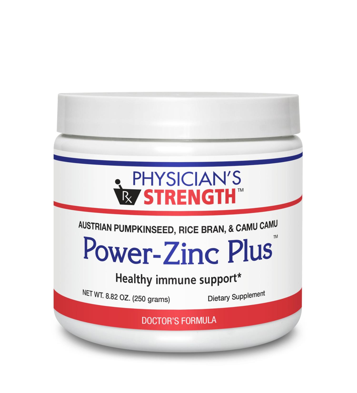 Physician's Strength Power-Zinc Plus - 8.82 oz - Healthy Immune Support with Austrian Pumpkinseed - 9 Servings - Buy Online on GoSupps.com