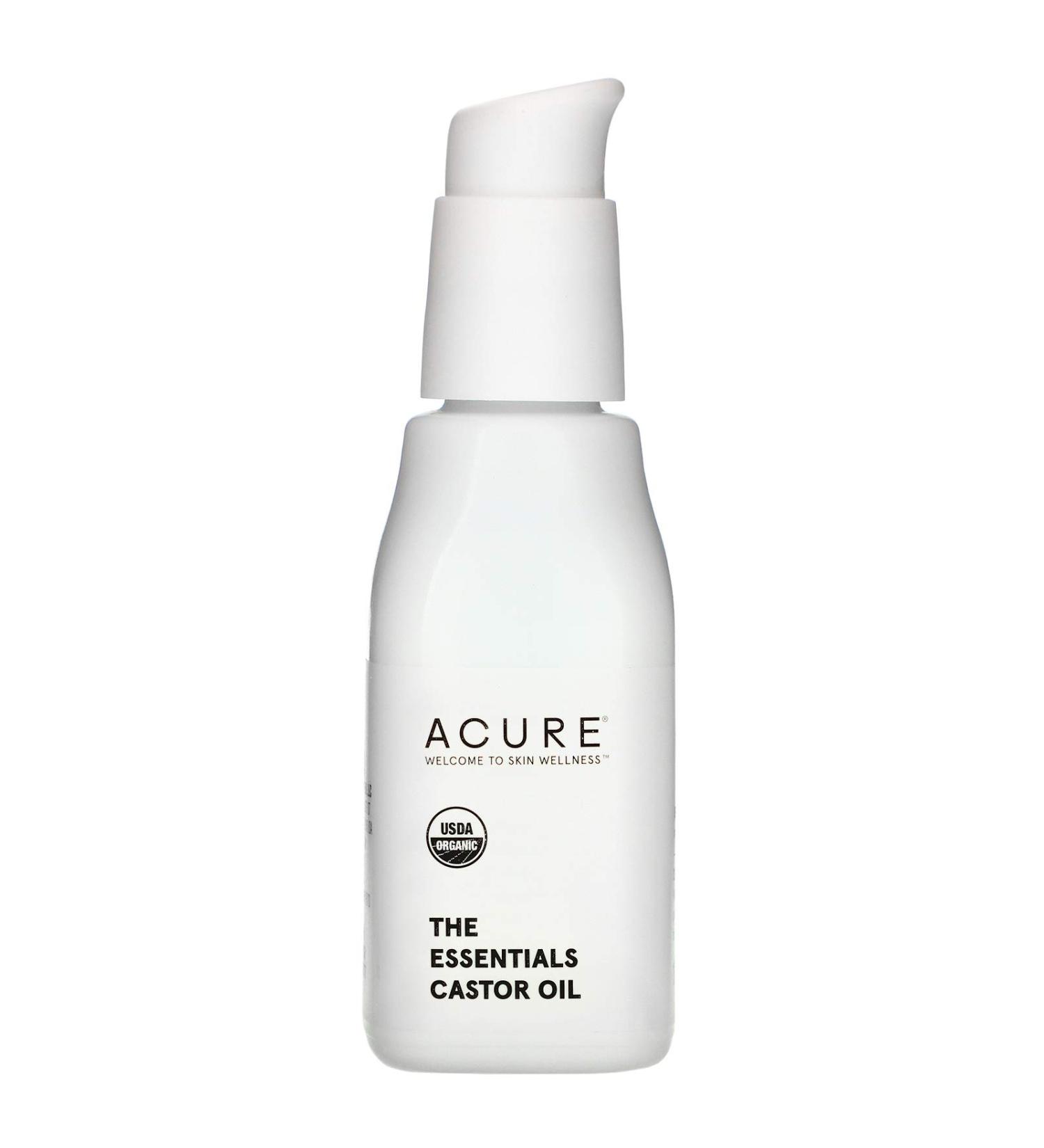 Acure Essentials Castor Oil 1 fl oz - 100% Pure, Natural & Organic - Buy Online on GoSupps.com