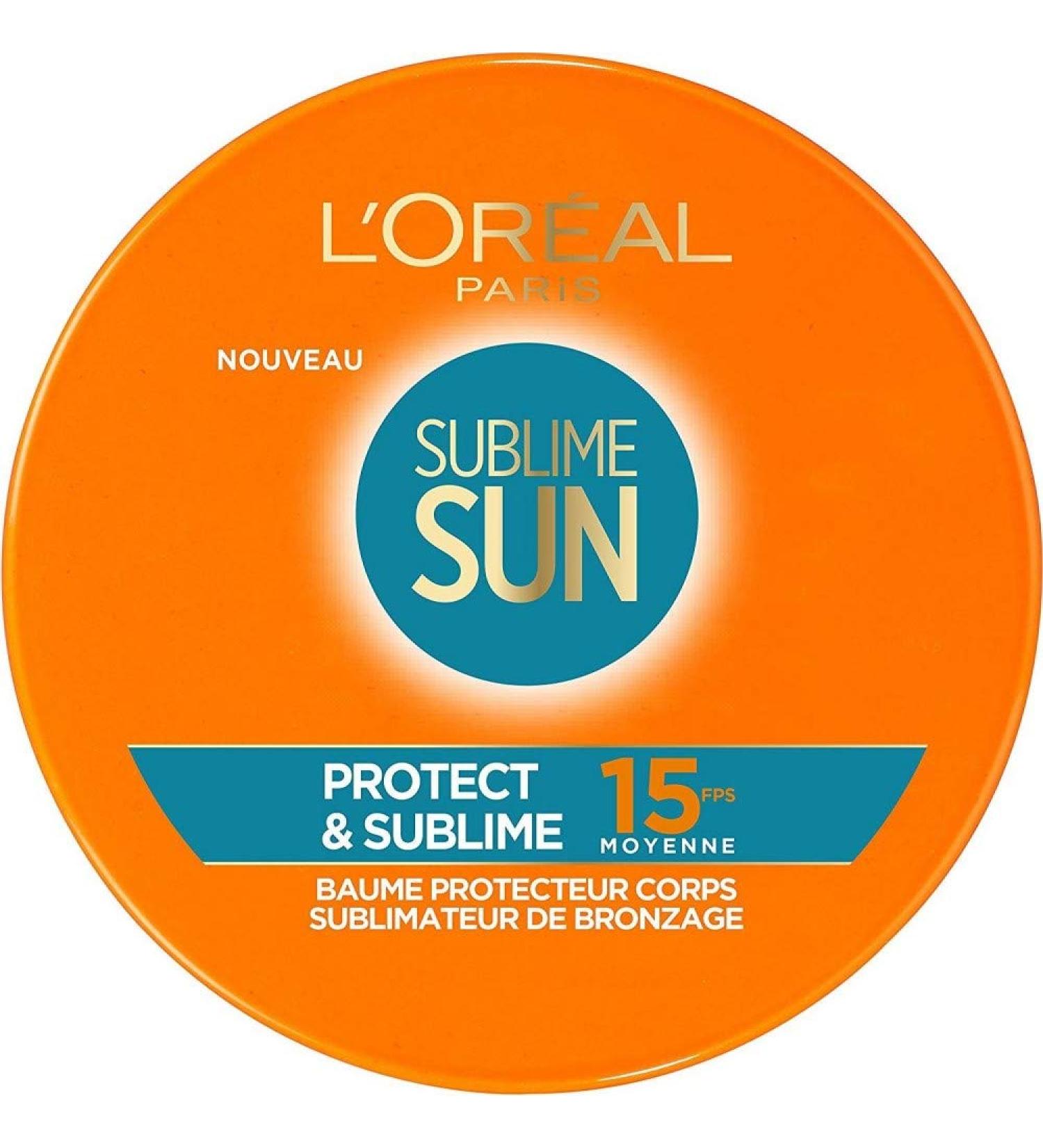 L'OREAL - Baume Solaire - SUBLIME SUN - PROTECT & SUBLIME - FPS 15 - 100ml