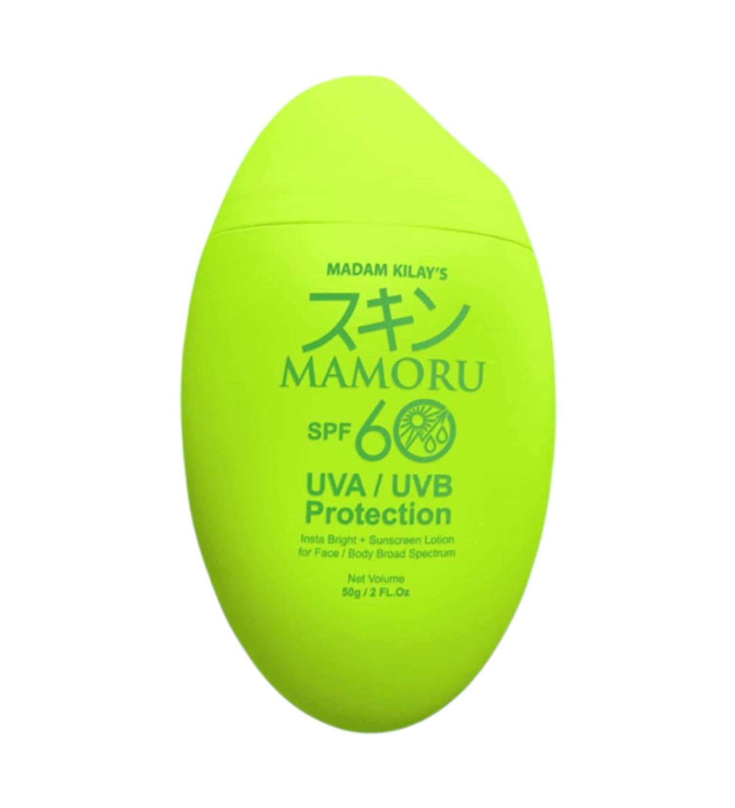 Madam Kilay's Mamoru SPF 60 UVA/UVB Protection 50g 1.75 Ounce (Pack of 1) - Buy Online on GoSupps.com