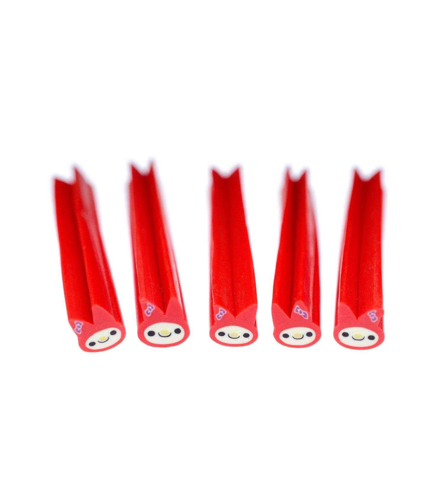 Miniblings 5X Nail Art Sticks - Kawaii Manga Kitten Polymer Canes (5-10mm 5cm) - International Shipping Available - Buy Online on GoSupps.com