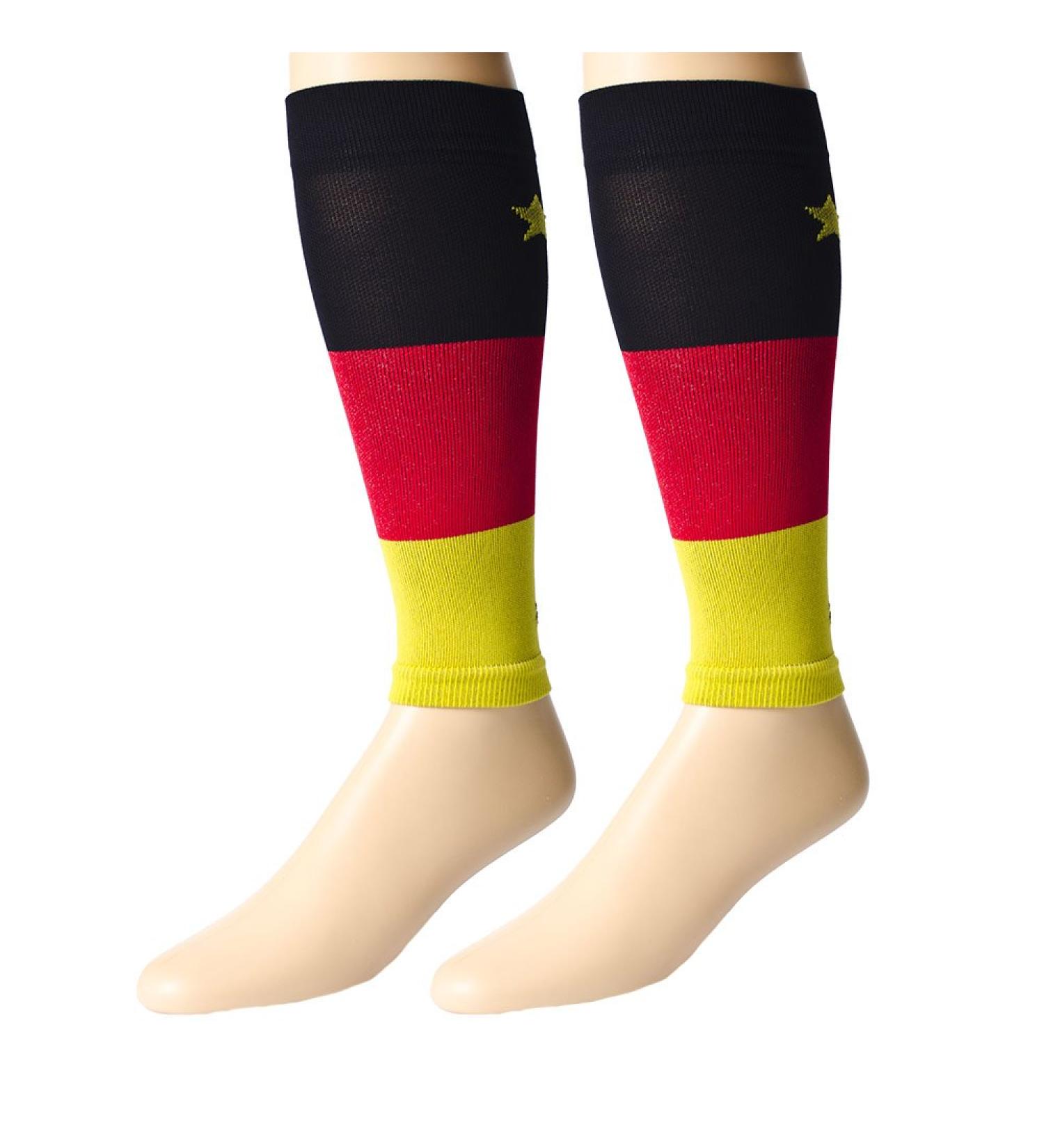 Zensah Around the World Leg Sleeves - Shin Splint Calf Support for Men and Women Medium Germany