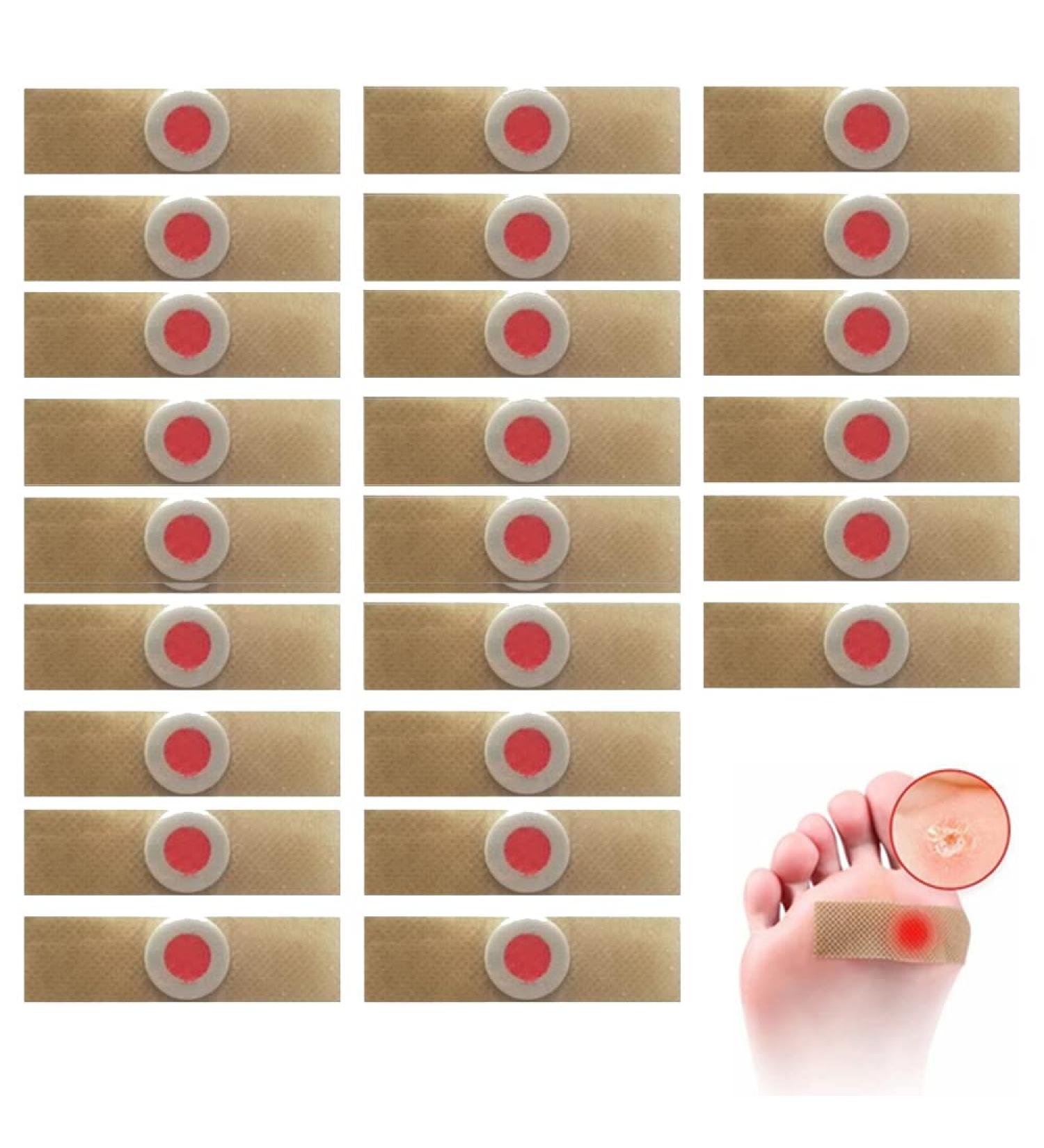 60 Pcs Corn Plasters for Feet & Toes - Pain Relief & Removal Pads, Mild Formula - Buy Online on GoSupps.com
