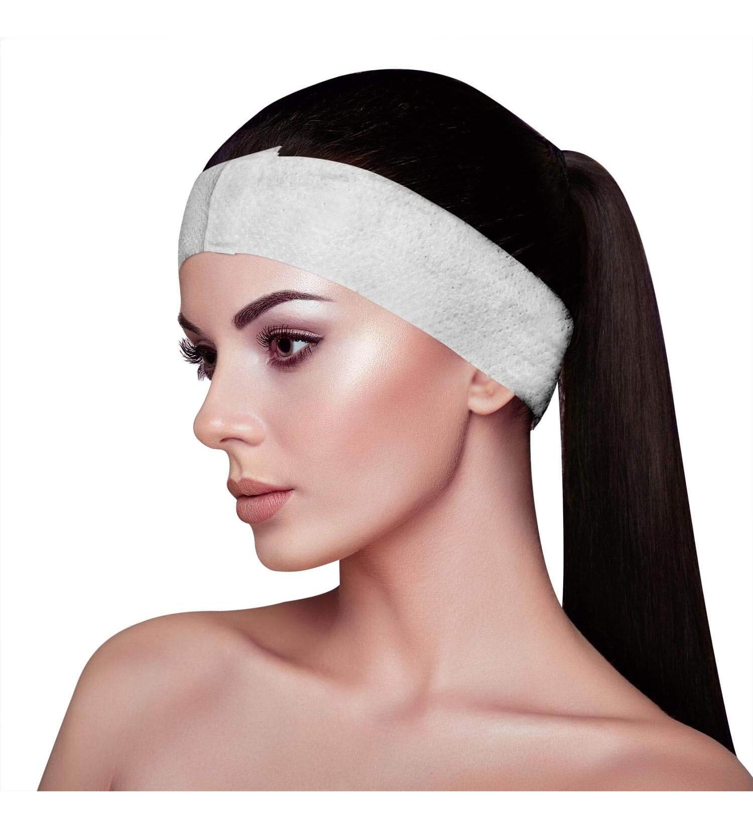 APPEARUS 100 Ct. Disposable Spa Facial Headbands - Off-white | Convenient Closure - Buy Online on GoSupps.com