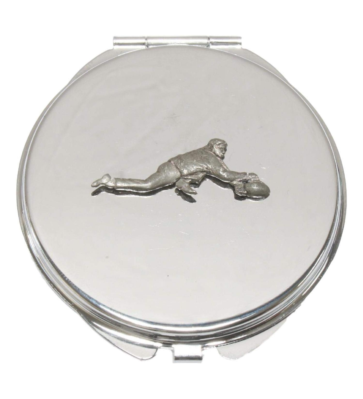 Curler Pewter Compact Mirror Handbag Gift With Free Engraving 94 - Buy Online on GoSupps.com