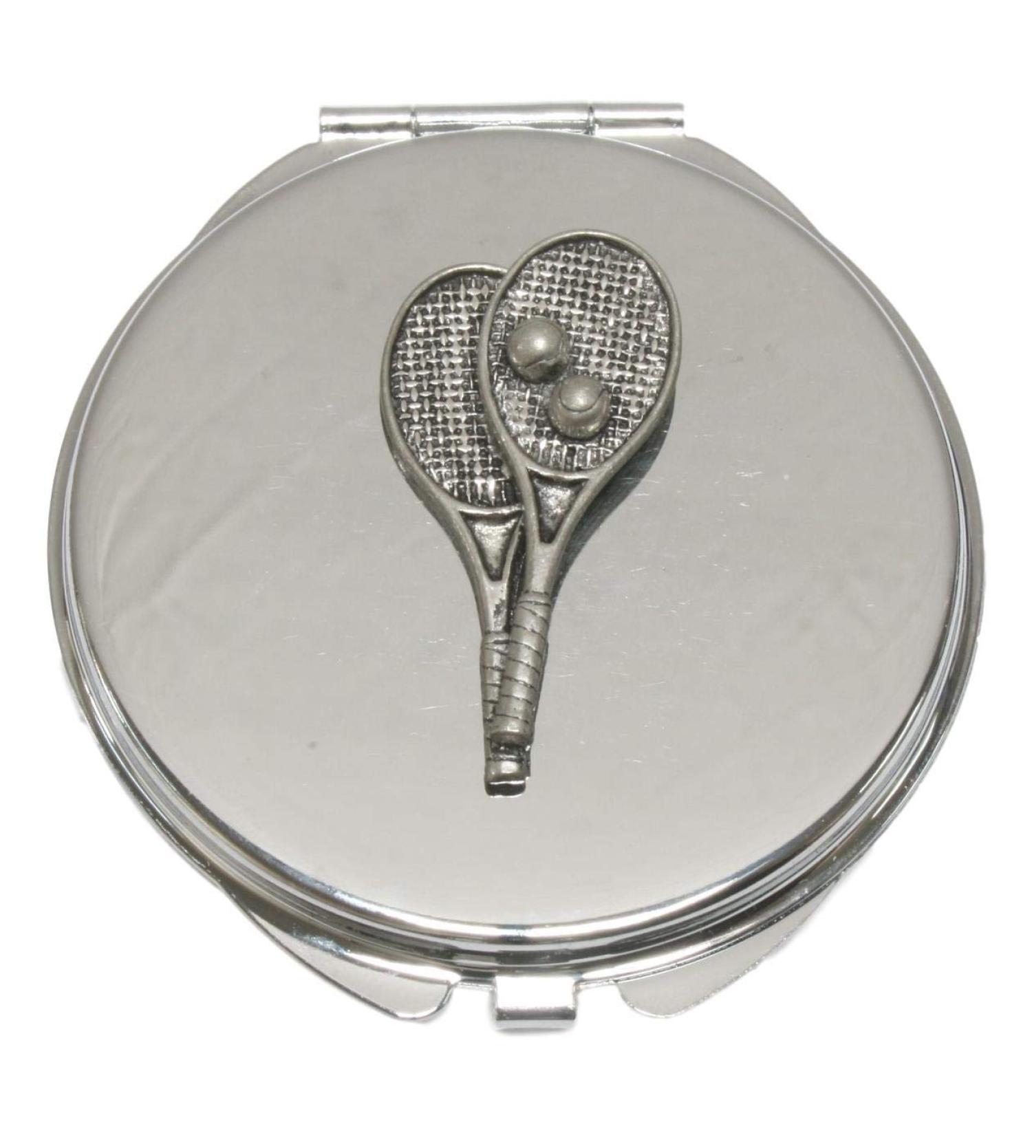 Tennis Racket Compact Mirror Handbag Gift With Free Engraving 370 - Buy Online on GoSupps.com
