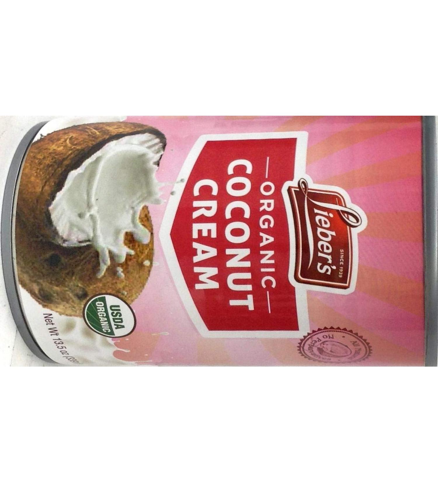 Lieber's Organic Coconut Cream 13.5oz Kosher For Passover - Pack of 3 | Shop Now - Buy Online on GoSupps.com