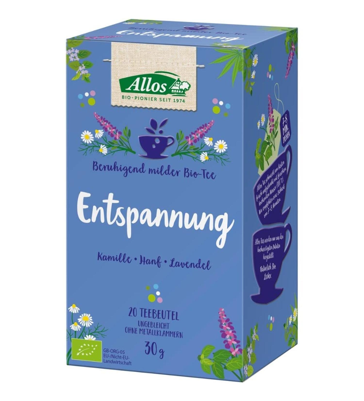 Allos ALLOS Relaxation 20 tea bags 30 g (pack of 5)