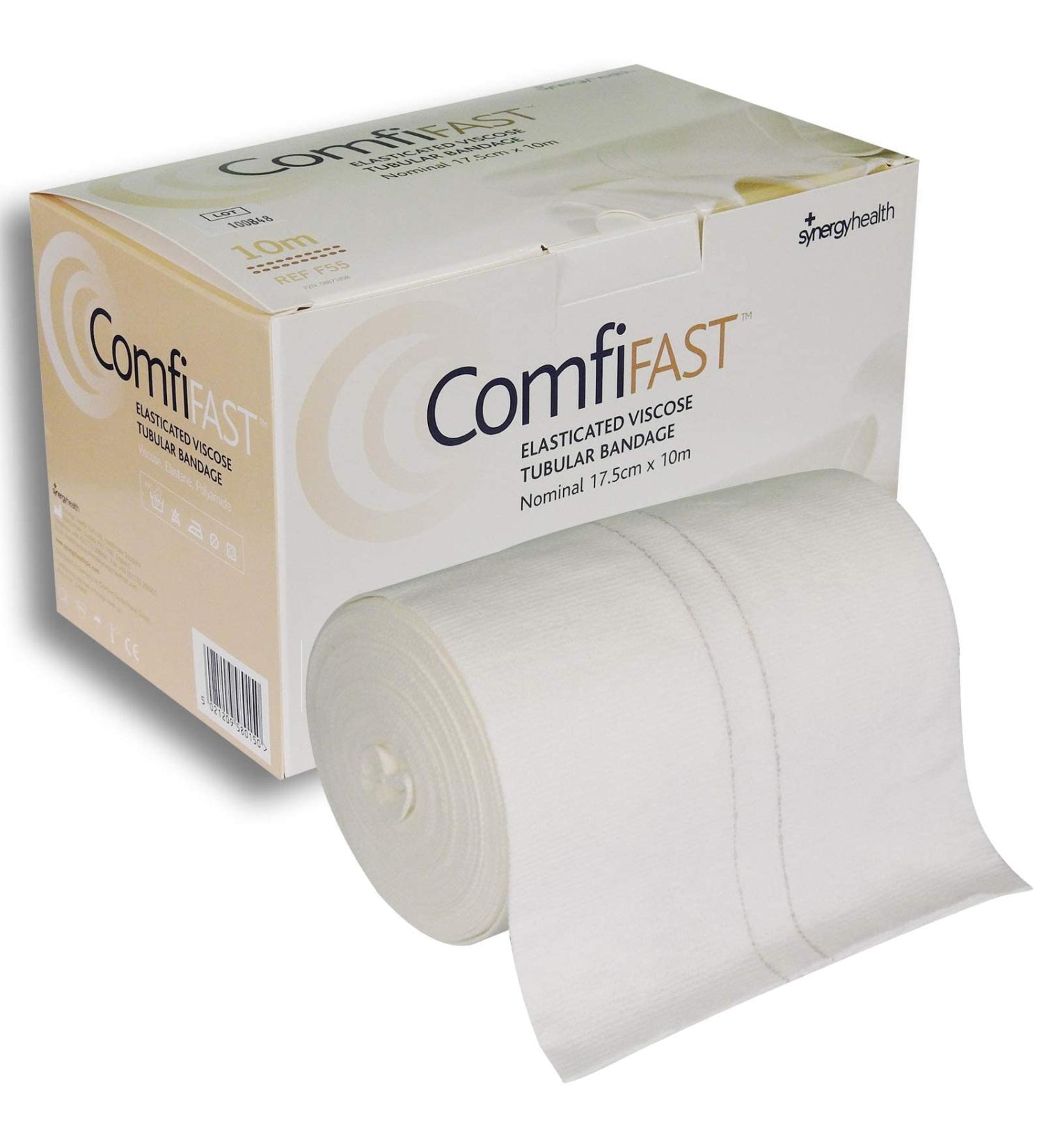 Comfifast Elasticated Tubular Bandage 17.5cm x 10m - Beige for Limb Circumference 50-120cm - Buy Online on GoSupps.com