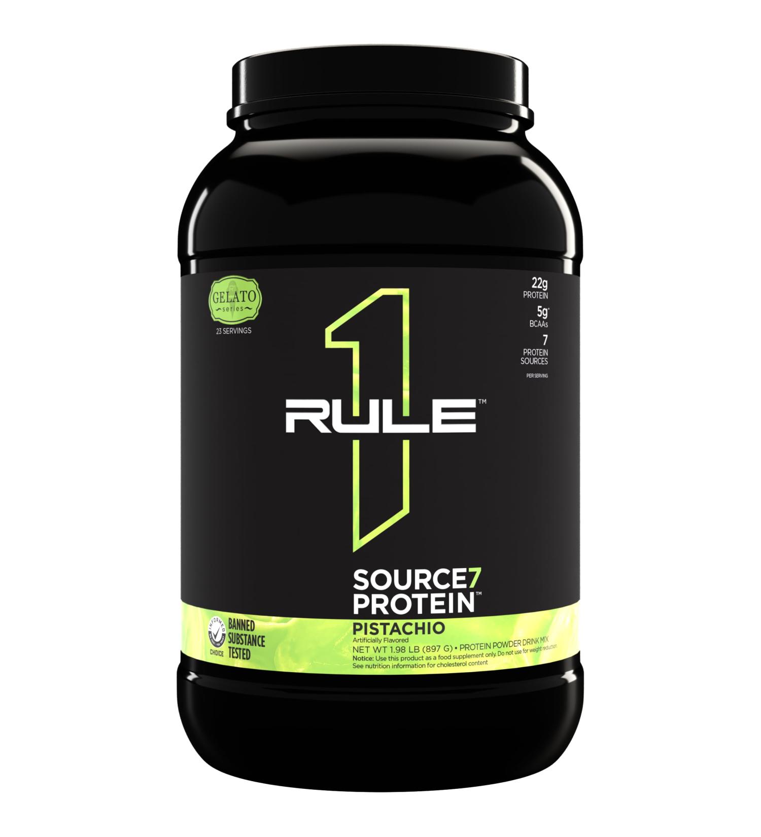 Source 7 Protein - Pistachio Gelato 2 lbs | 22g Protein 10g EAAs Velvety Smooth Texture - Premium Gelato-Inspired Flavor for Optimal Nutrition - Buy Online on GoSupps.com