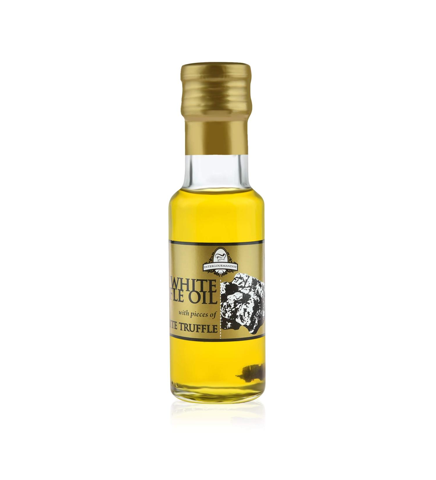 White Truffle Oil | 3.5 oz. / 100 ml. in Glass Bottle | InterGourmandise | Super Concentrated