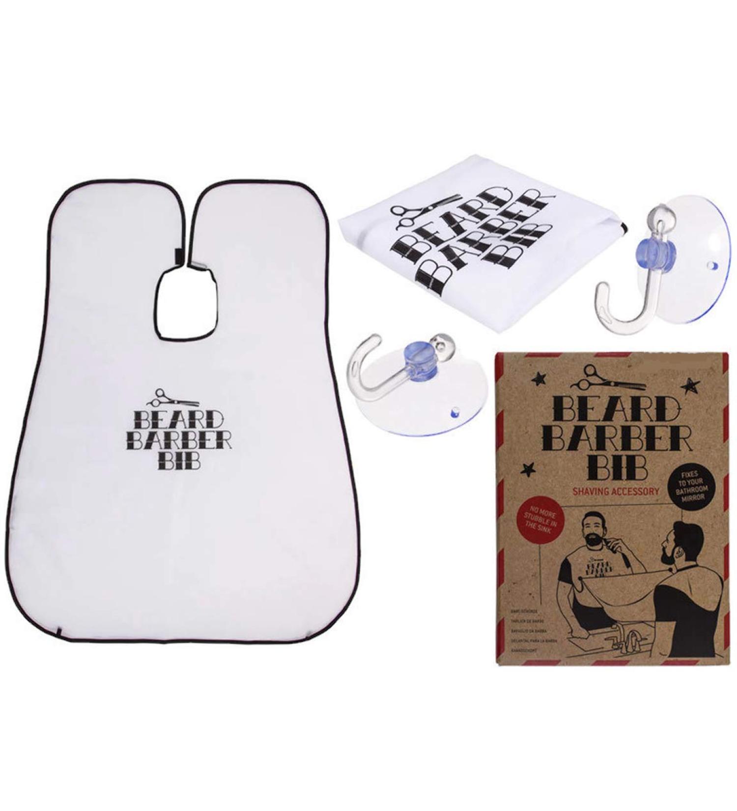 Bada Bing Beard Apron - Hair Collector Bib with Suction Cups | Perfect Gift for Grooming - Buy Online on GoSupps.com