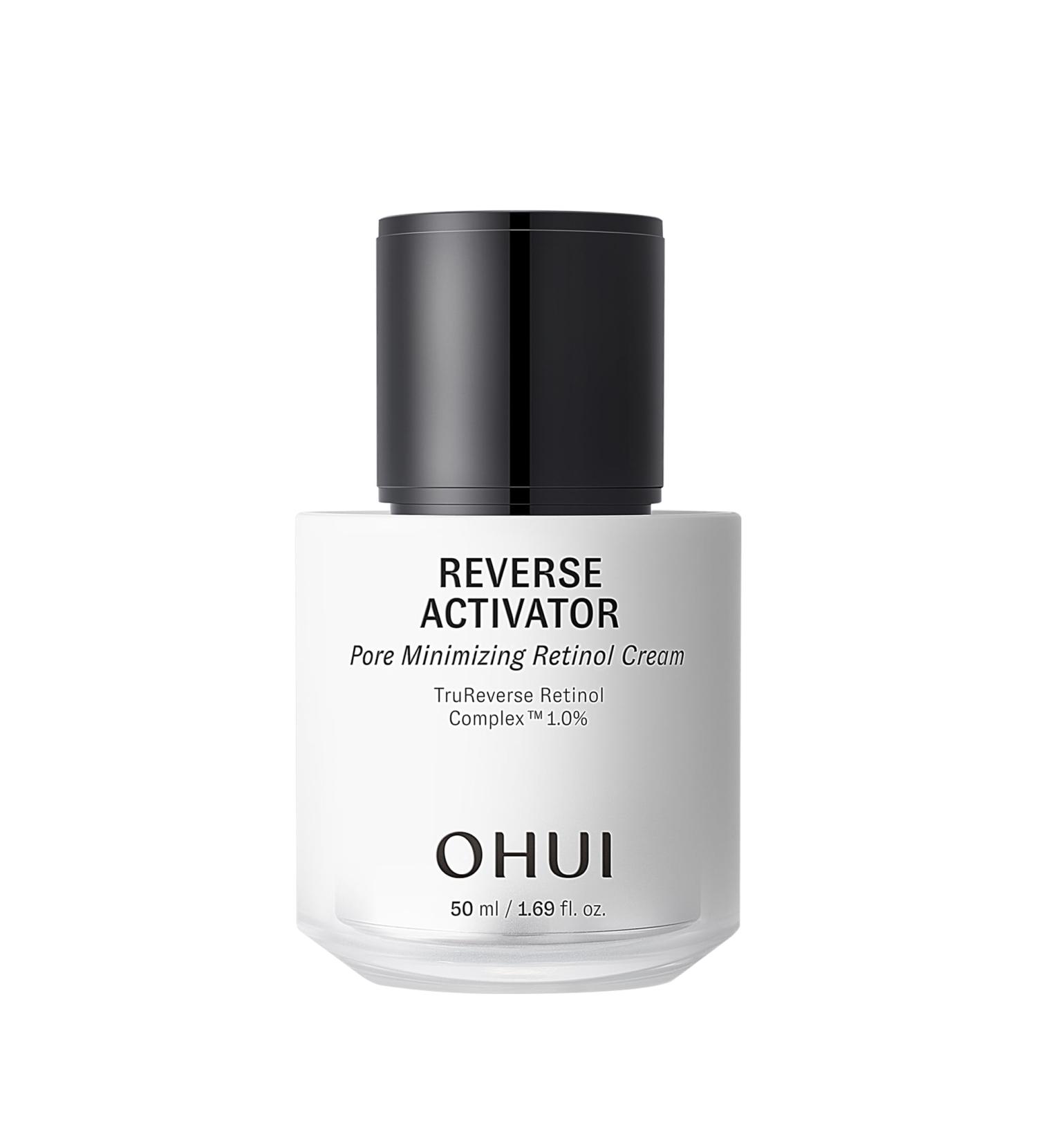 OHUI Reverse Activator Pore Minimizing Retinol Cream | Korean Skin Care | Low to Non-irritating Retinol Moisturizer for Face | Visibly Reduces Wrinkles and Pore Size - Buy Online on GoSupps.com