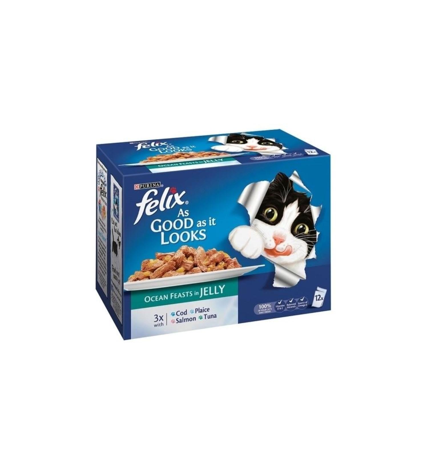 Felix How good he looks at the ocean Jelly parties - Pouch (12x100g) - Pack of 2