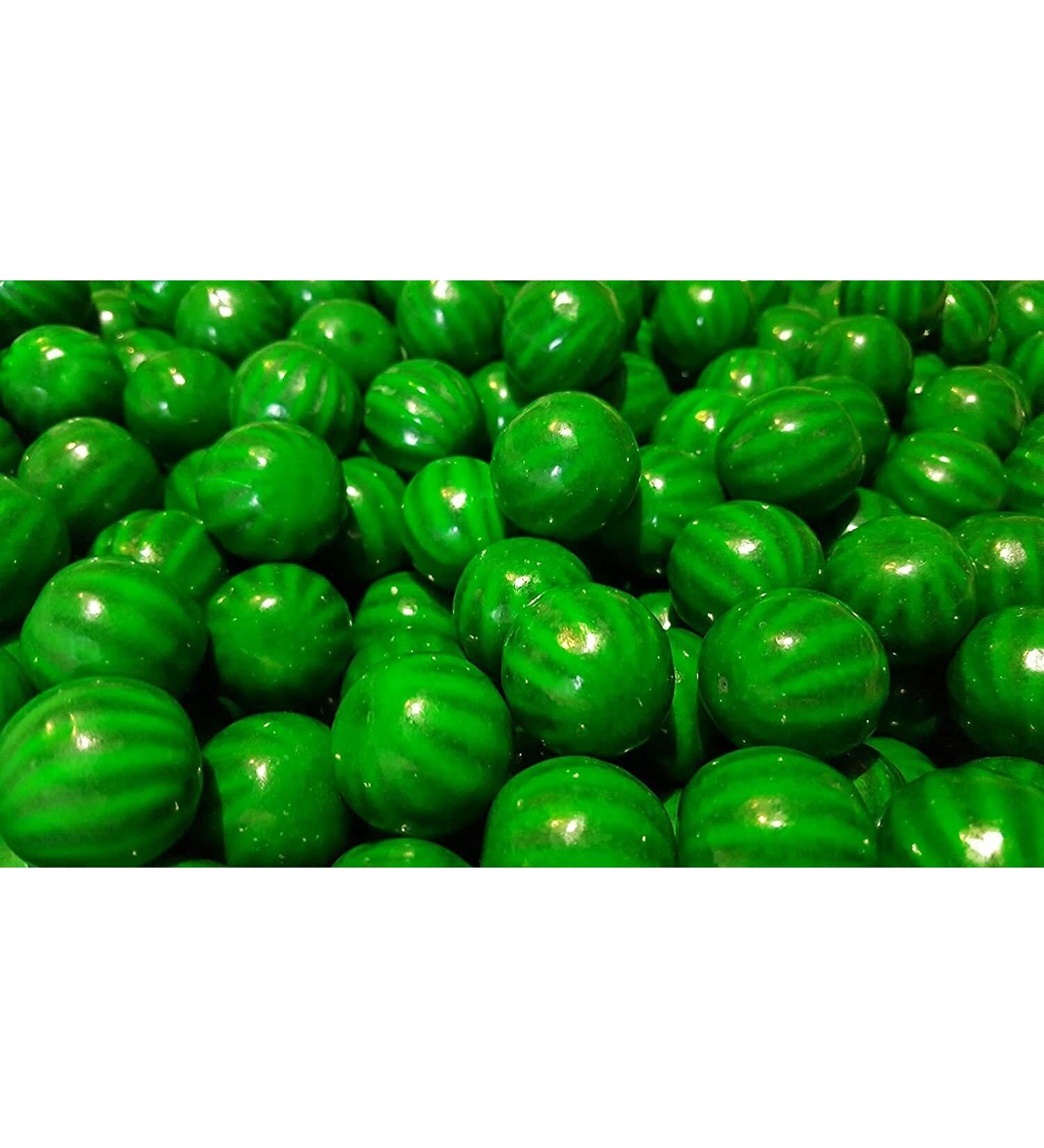 Watermelon Flavour Bubblegum with a Sour Powder Centre - 750g (Approx 72 gumballs) - Halal - Gluten Free - Dairy Free - Vegetarian