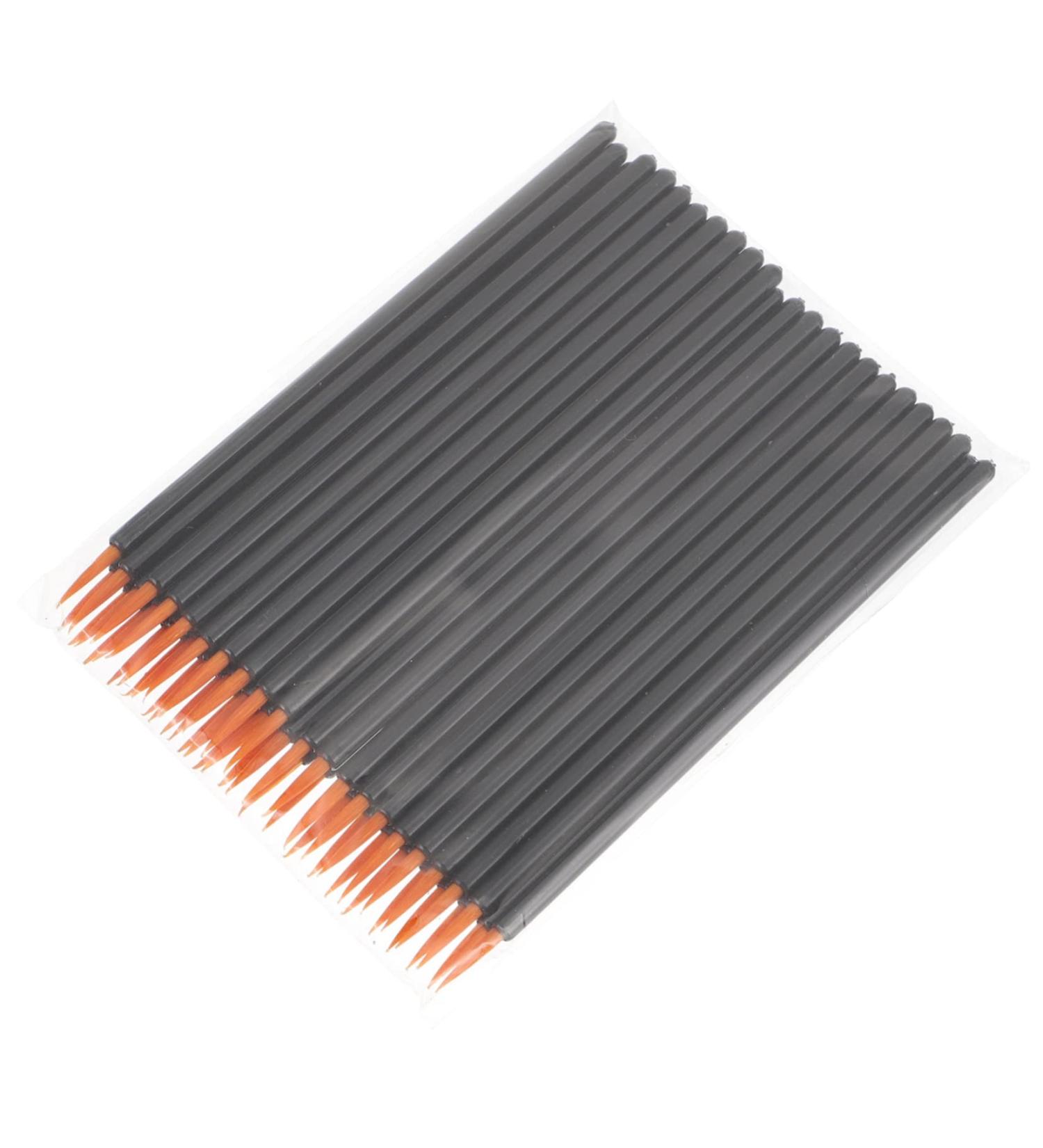 WOONEKY 100pcs Disposable Eyeliner Brush Lip Scrubber Tool Fine Liner Brush Eyeliner Makeup 9x6.5cm As Shown - Buy Online on GoSupps.com