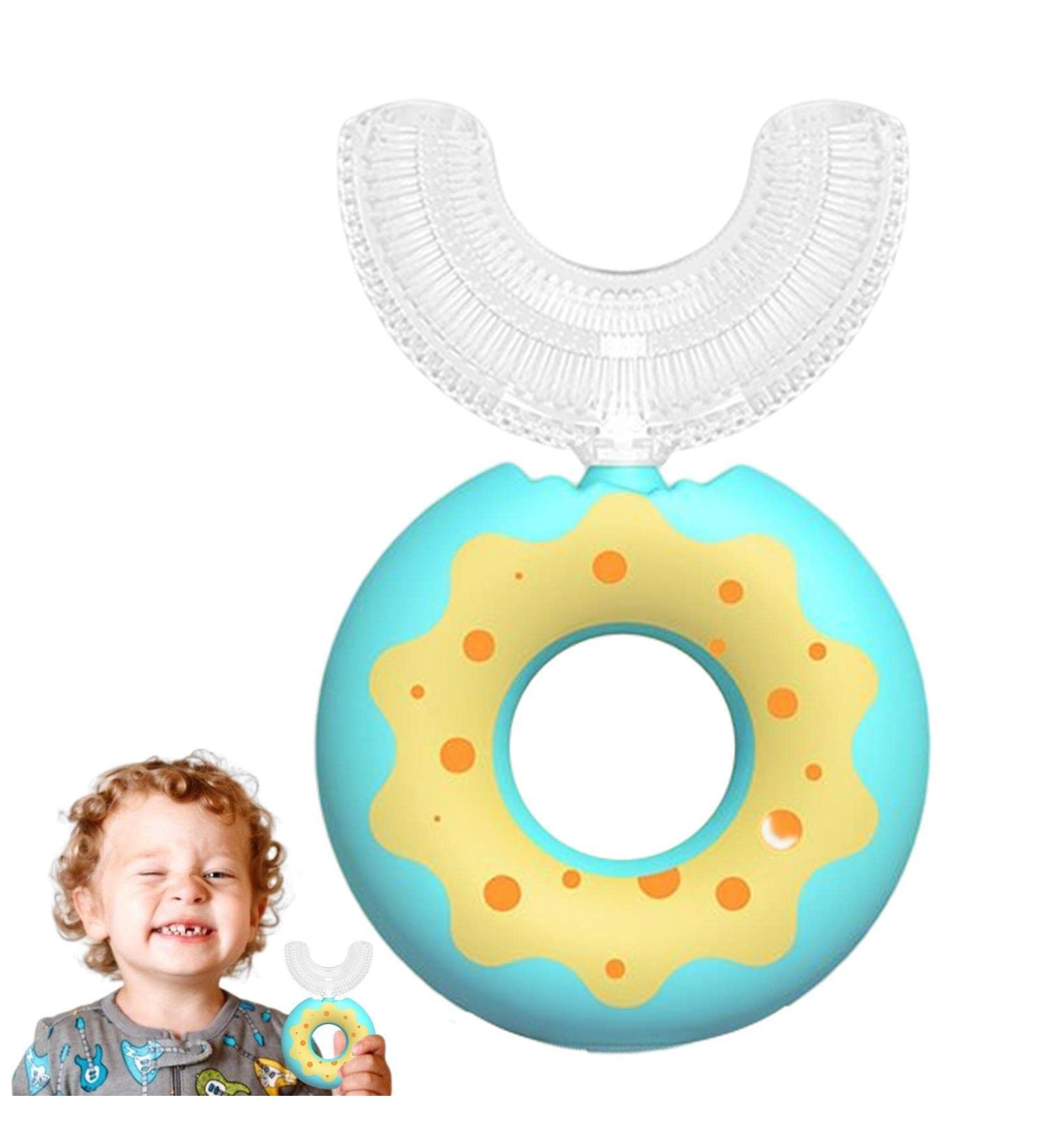 Children 360 U Shaped Toothbrush - Kids Toothbrushes for 360degree Thorough Cleansing Whole Mouth Kids Toothbrush for Kids 2+ Years Old Deyao - Buy Online on GoSupps.com