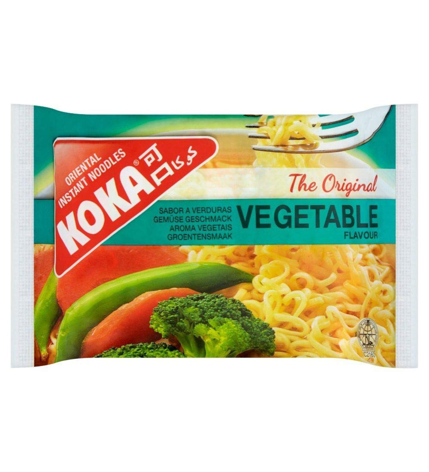 Koka Vegetable Flavoured Instant Noodles - 85g - Pack of 8
