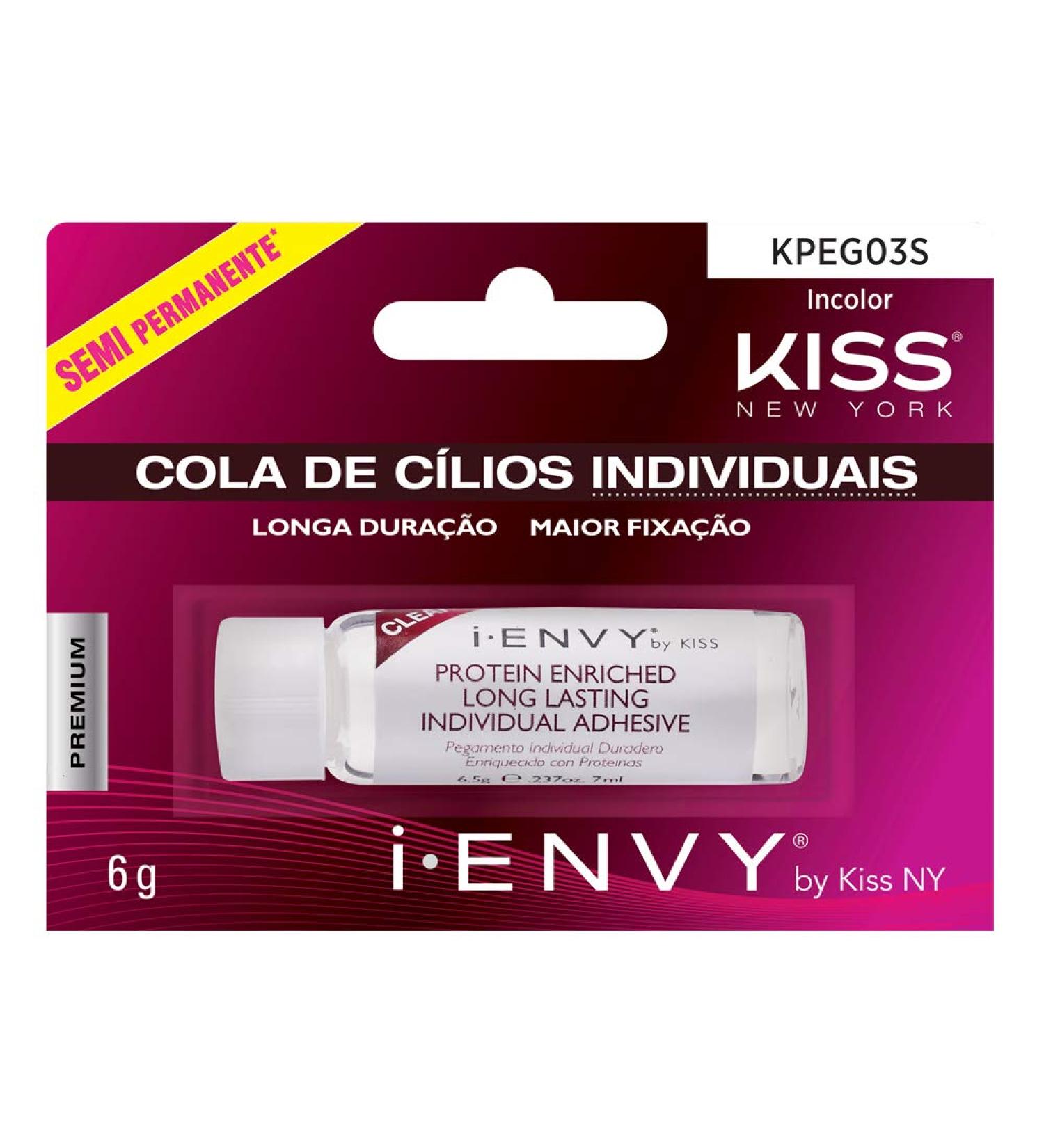 Kiss I Envy Clear03 Individual Eyelash Adhesive 0.21oz