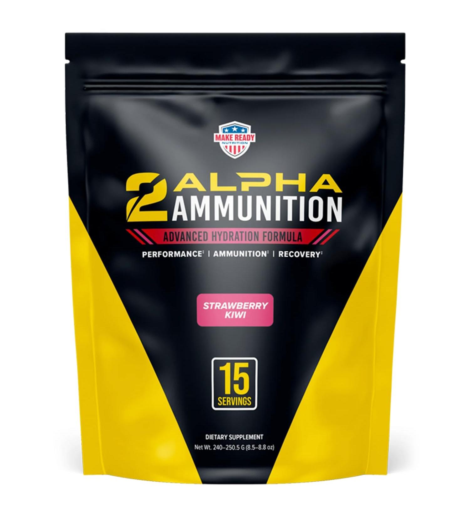MAKE READY NUTRITION - 2Alpha Ammunition Strawberry Kiwi - 15 Servings Stick Pack - Buy Online on GoSupps.com