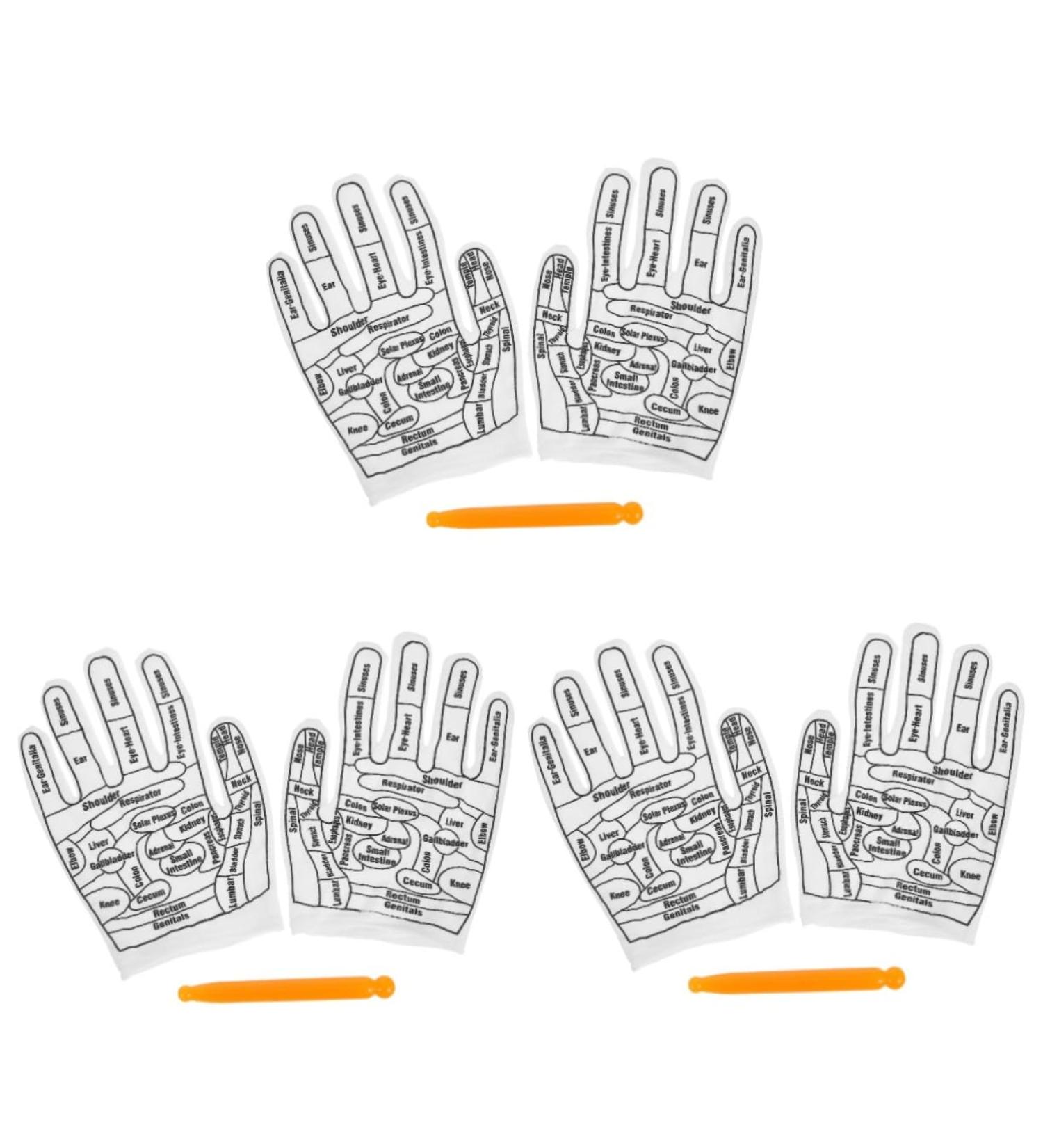 Shop Gleavi Portable Massage Device - Reflex Zone Socks Acupressure Gloves and Multi-Purpose Acupressure Pen - 3 Sets Different Colors - Perfect for Daily Use - Buy Online on GoSupps.com