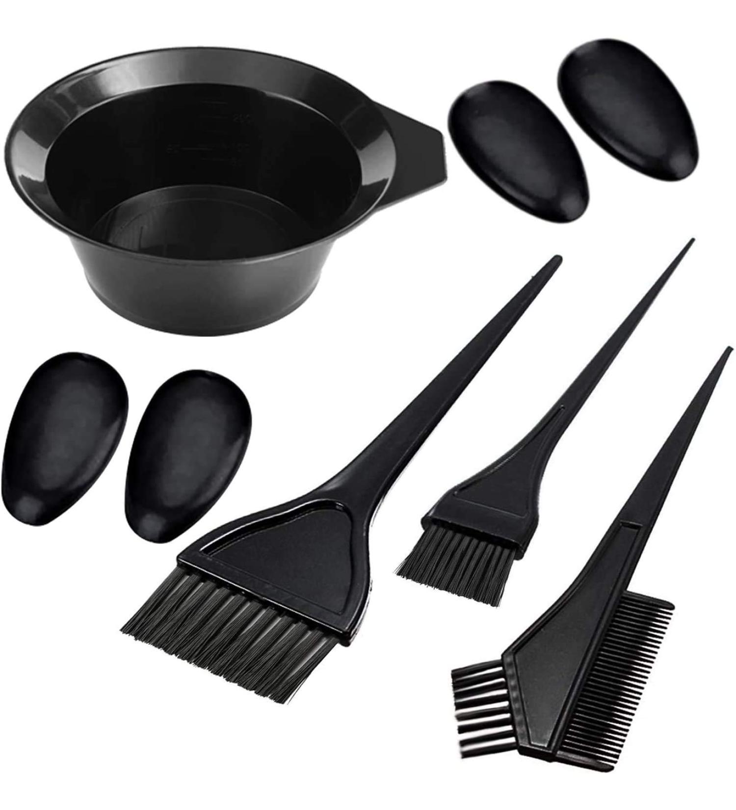 Pofet 8-Part Hair Dye Set - Complete Hair Coloring Kit with Bowl Comb Brush Tinting Tools & Ear Protection | Perfect for Salon & Home Use - Buy Online on GoSupps.com