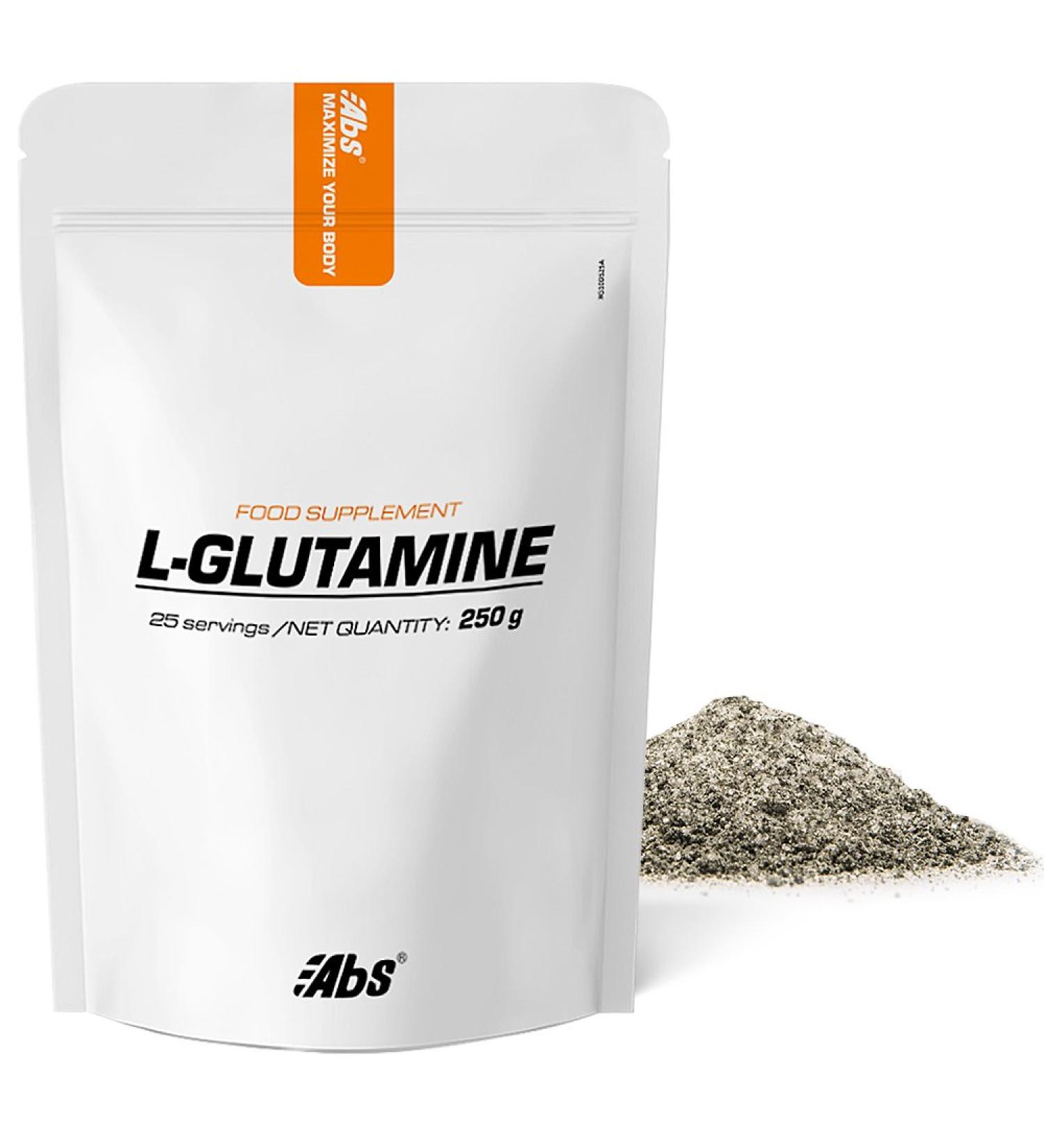 L-Glutamine Powder - 250g | 25 Portions | Natural Fermentation for Relaxation Immune Support & Muscle Recovery - International Shipping Available - Buy Online on GoSupps.com