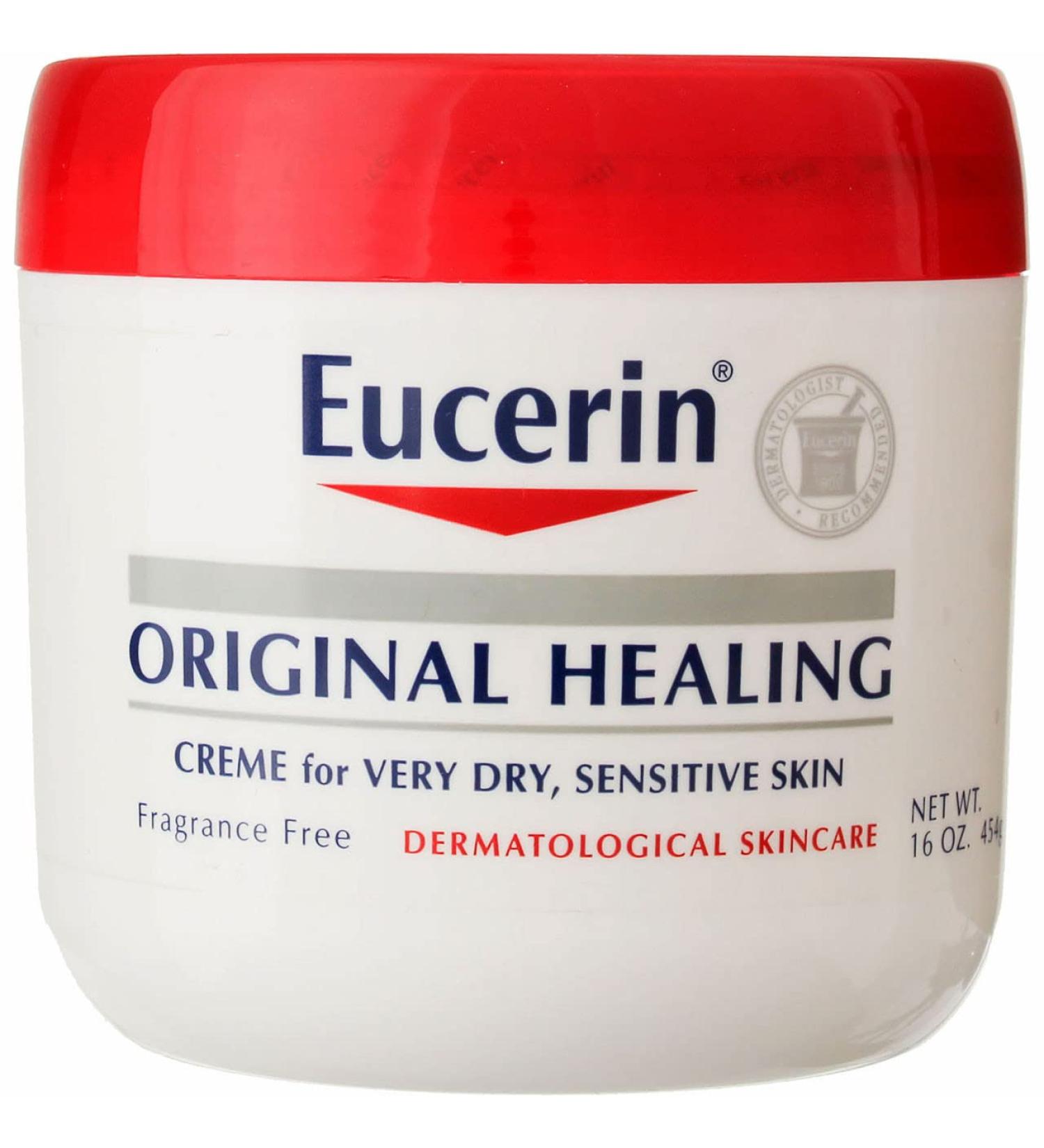 Eucerin Original Healing Creme 16 oz (Pack of 8) - Buy Internationally | Best Moisturizer for Dry Skin - Buy Online on GoSupps.com