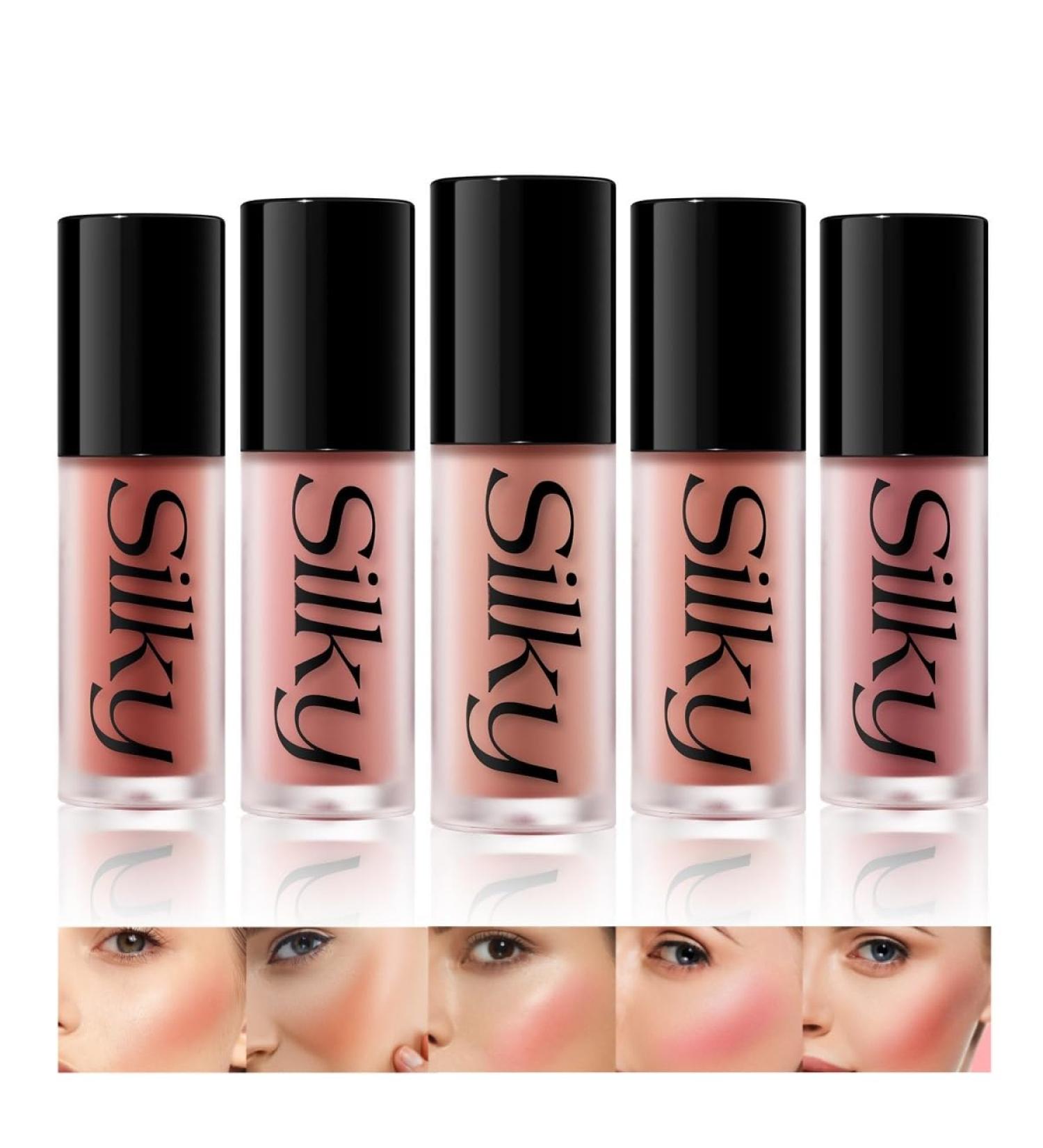 Liquid Blush Soft Cream Blush for Cheeks Natural-Looking Matte Makeup Blush Stick Long-lasting Dewy Cheek Tint For High-pigment Color Moisturizing & Lightweight Blendable Face Blush Makeup (#ALL 5PCS) #Blush Set - Buy Online on GoSupps.com