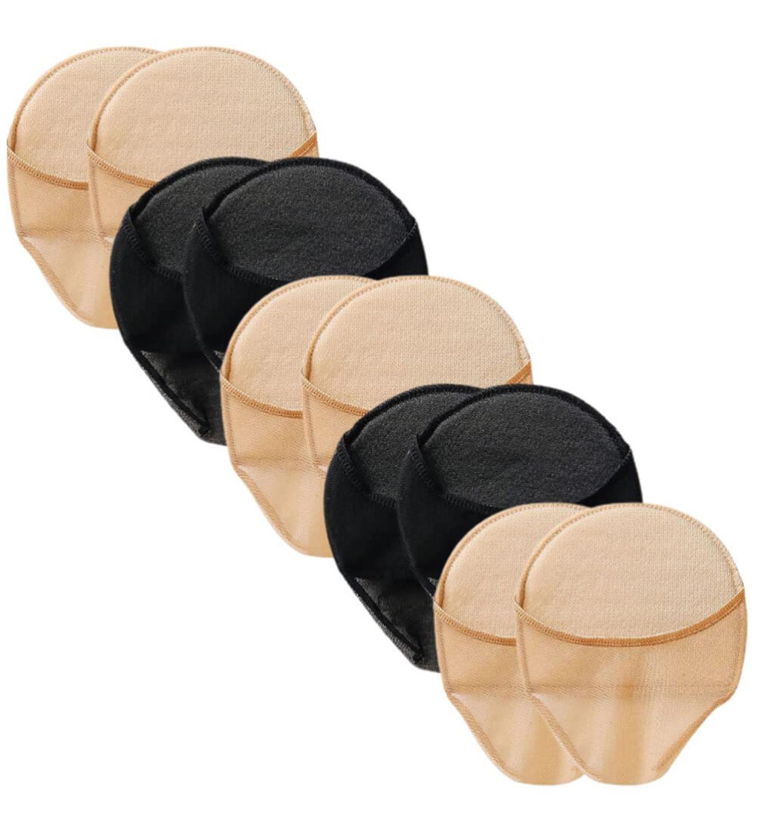 Buy EXCEART 4 Pairs Half Socks with Washable Metatarsal Pads - Breathable Forefoot Pads for Women - Reusable Silicone Toe Socks for Comfort & Support - International Shipping Available - Buy Online on GoSupps.com