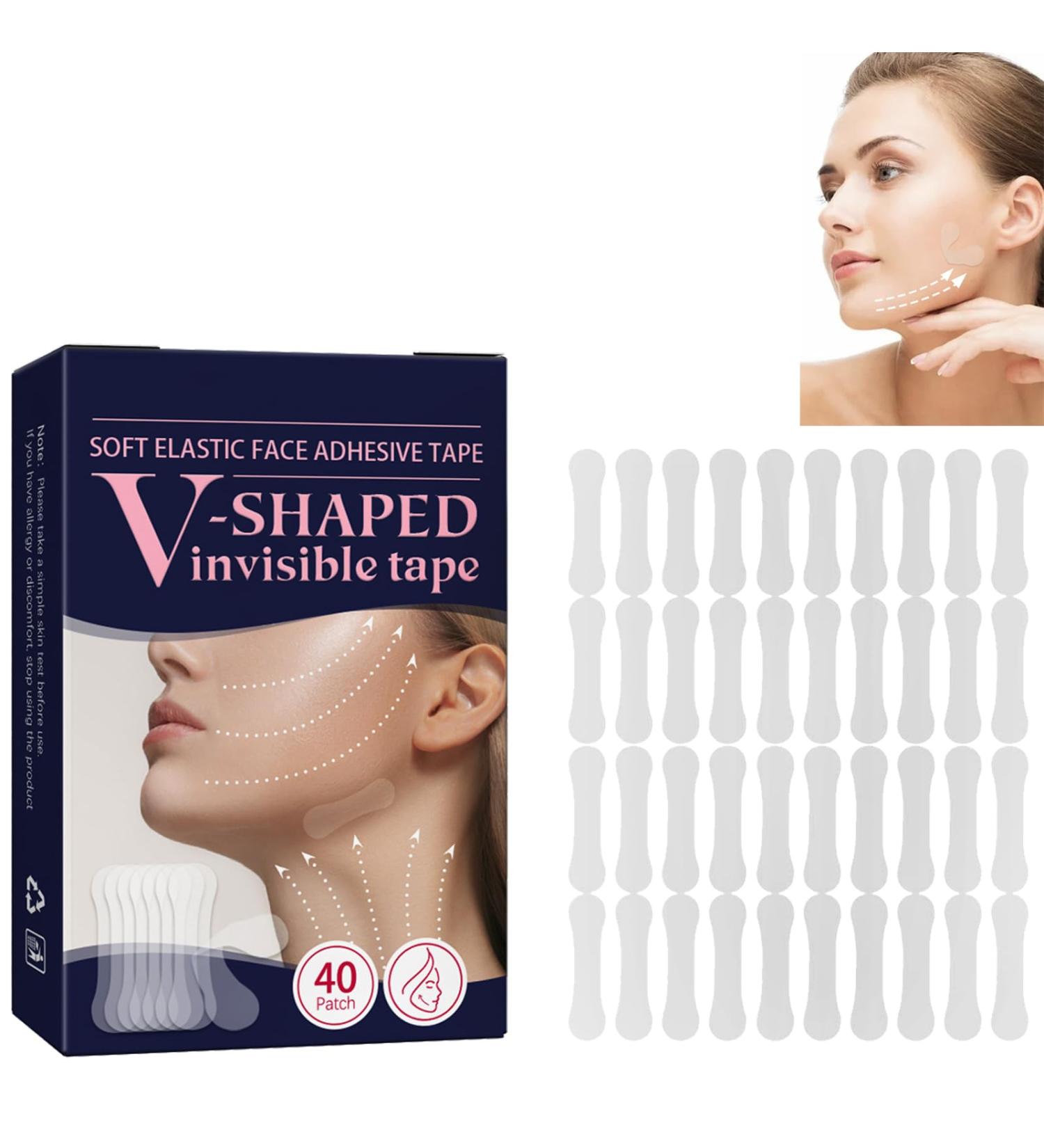 KOAHDE Face Lifting Invisible Patch Updated Face Lift Tape Tightening Skin Invisible Stickers Facial Lift Strips Facial Lifting Patch Instant Face Lifting Strips for Double Chin Face Lift Stickers - Buy Online on GoSupps.com