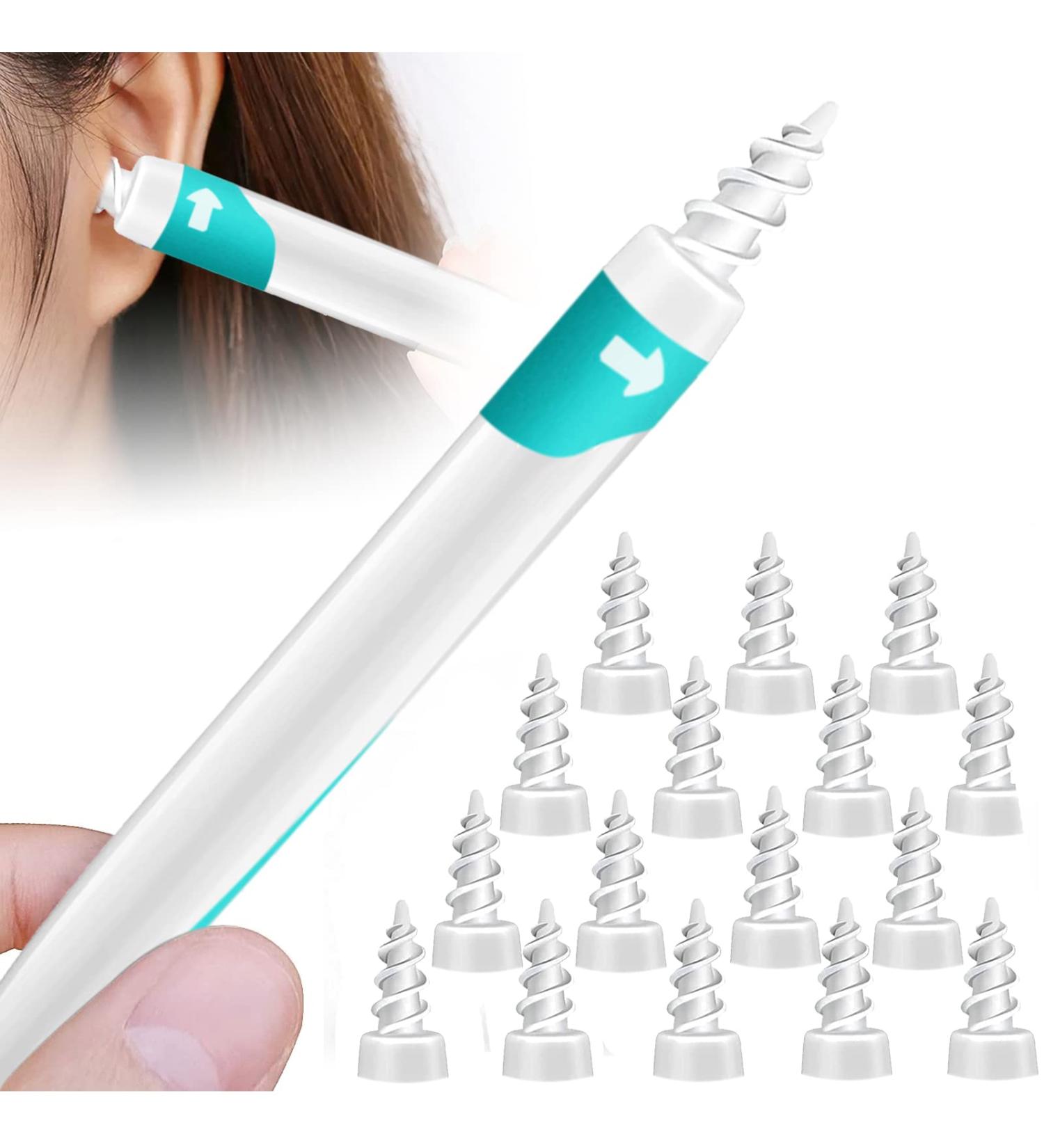 Joruby Health Q Grips Earwax Remover Kit - 16 Tips, Spiral Smart Reusable Earwax Removal for Adults & Kids - Buy Online on GoSupps.com