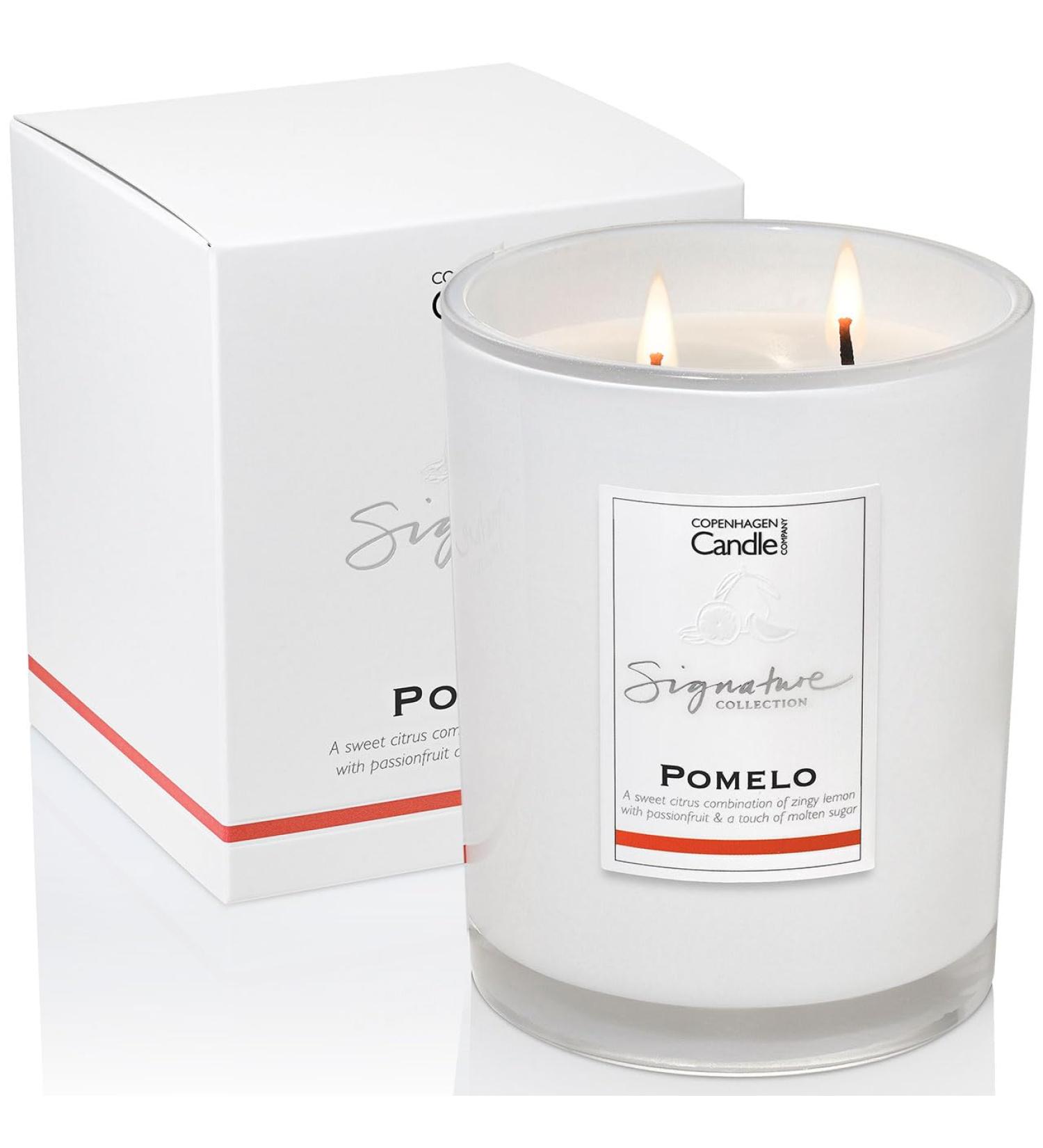 Luxury Scented Candles Gifts for Women | Natural Wax Blend | 65 Hr Burn Time | Hotel Collection | The Copenhagen Company - Pomelo - Buy Online on GoSupps.com