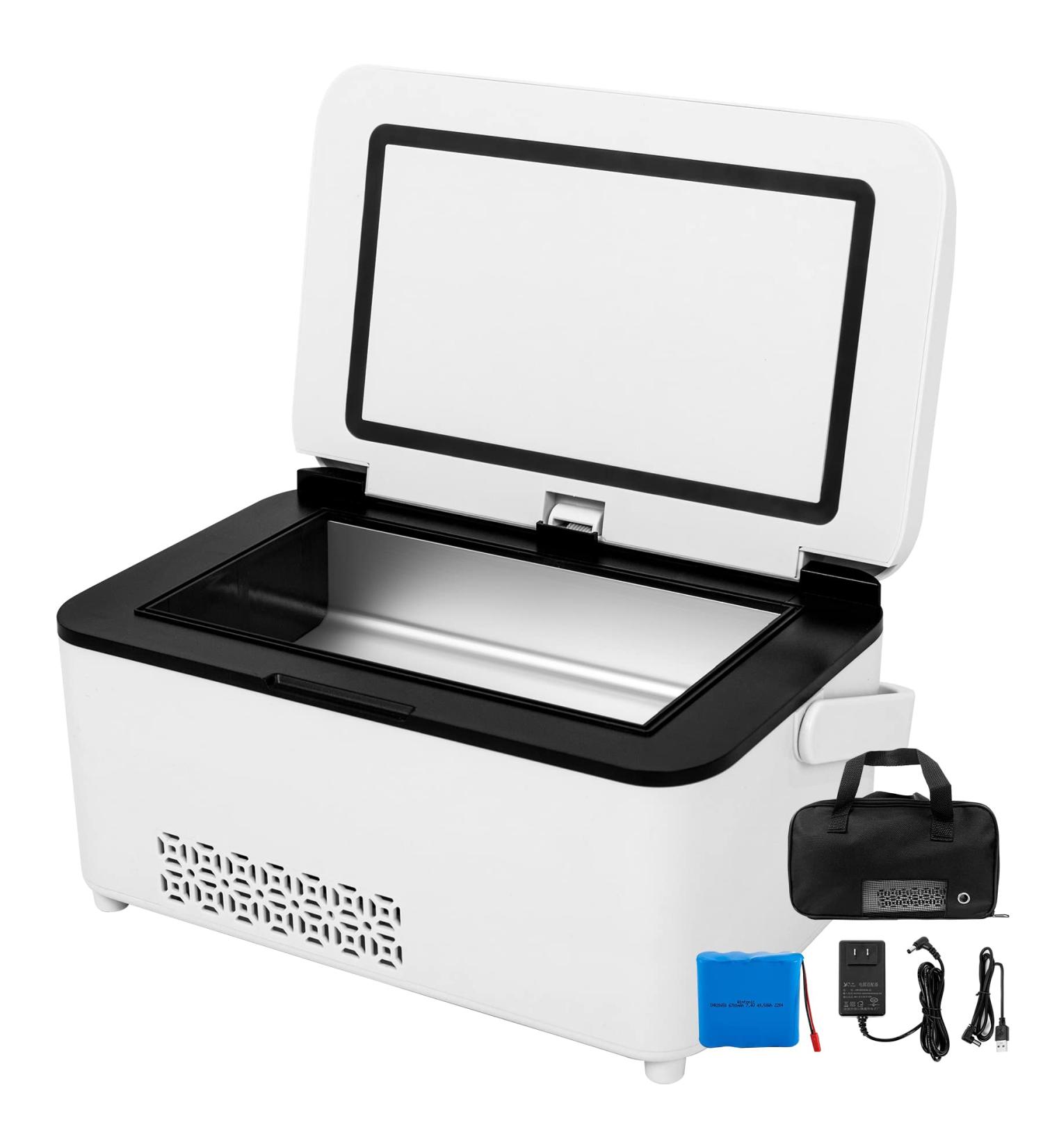 SevenChip Insulin Cooler Box - Portable Travel Mini Drug Refrigerator Case for Diabetics - USB Rechargeable - Buy Online on GoSupps.com