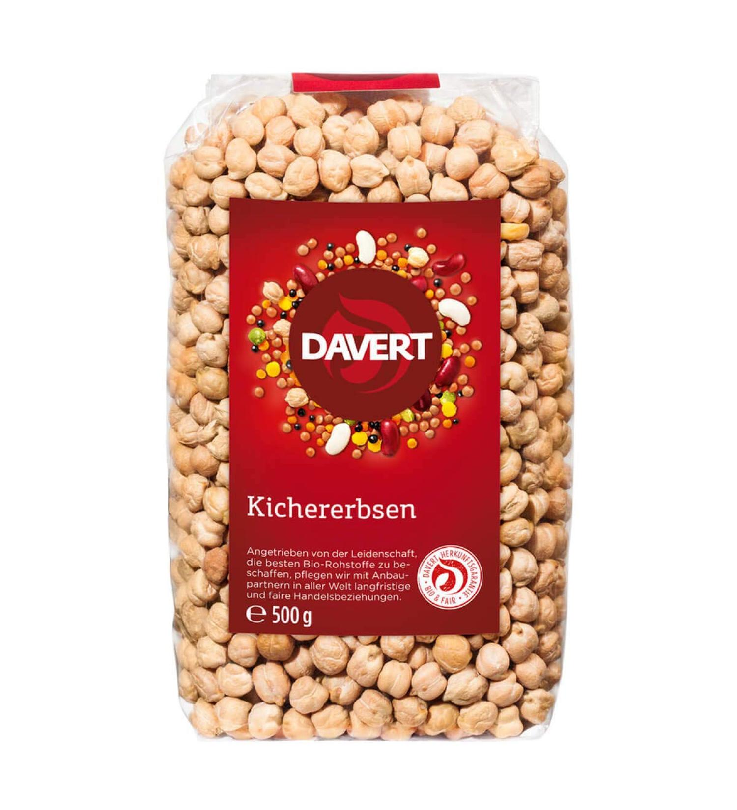 Davert - chickpeas - 500 g - 8 pack