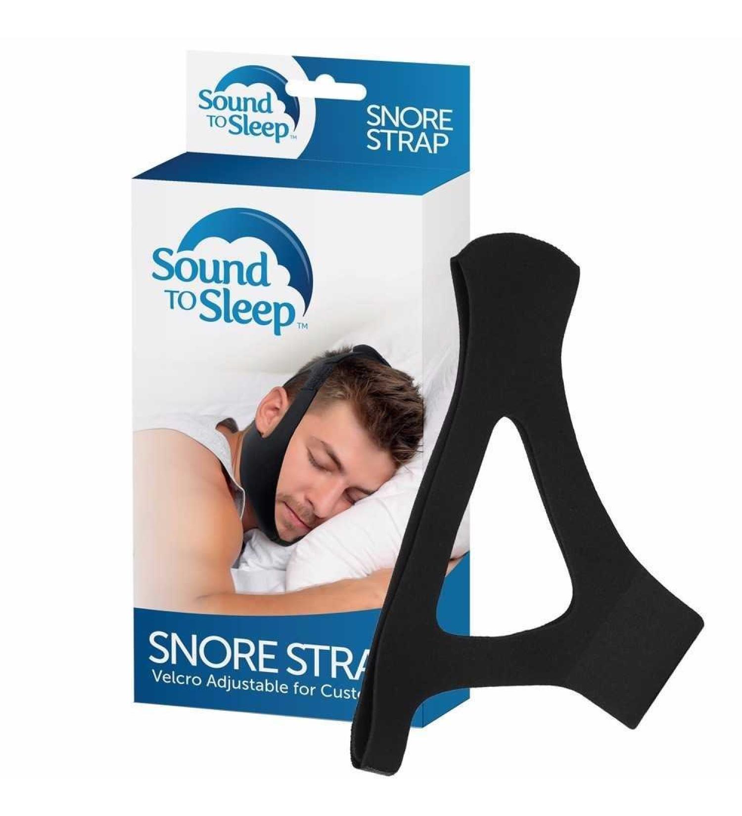 SoundToSleep Anti Snoring Chin Strap - Stop Snoring with this Adjustable Jaw Strap for Instant Relief and Better Sleep - Buy Online on GoSupps.com