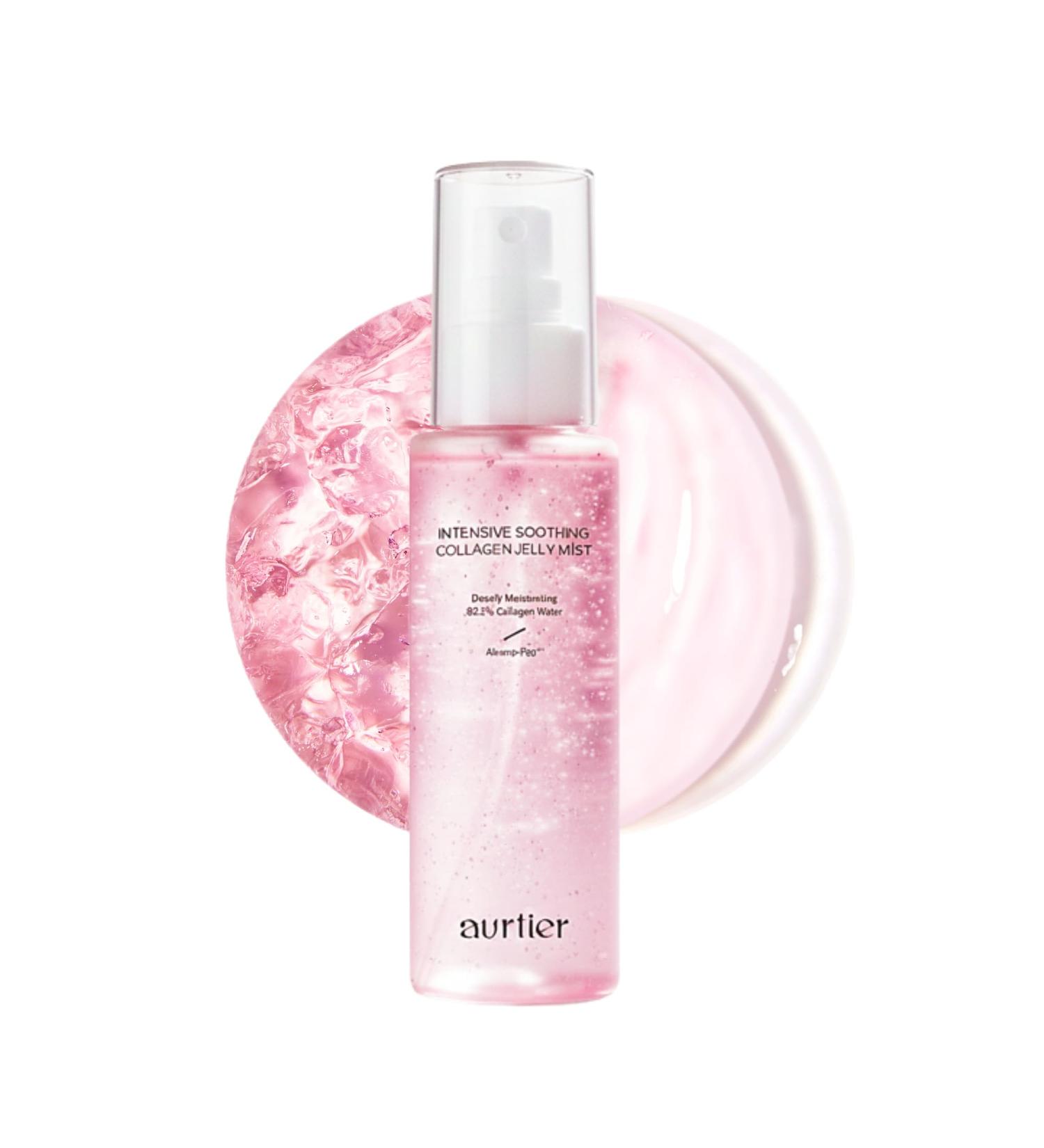Intensive Soothing Collagen Jelly Mist Deep Hydrating Pink facial mist Elasticity Moisturizer Dewy Glow Spray Hyaluronic Acid Lightweight Gentle for All Skin Korean skin care 3.38 fl oz 3.38 Fl Oz (Pack of 1) - Buy Online on GoSupps.com