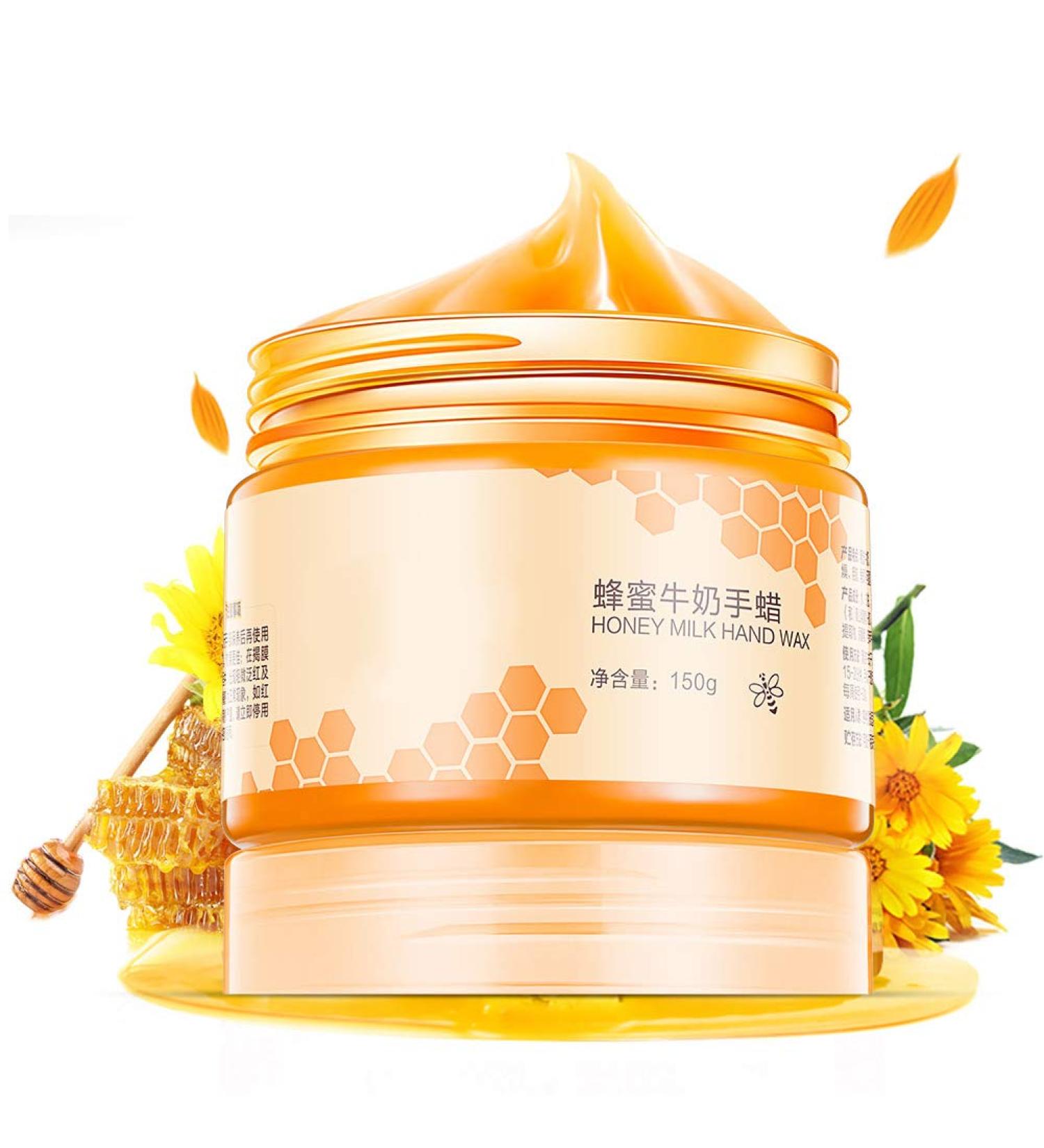 Buy Honey & Milk Hand Cream - Nourishing Moisturizing Mask for Calluses | 150g International Shipping - Buy Online on GoSupps.com