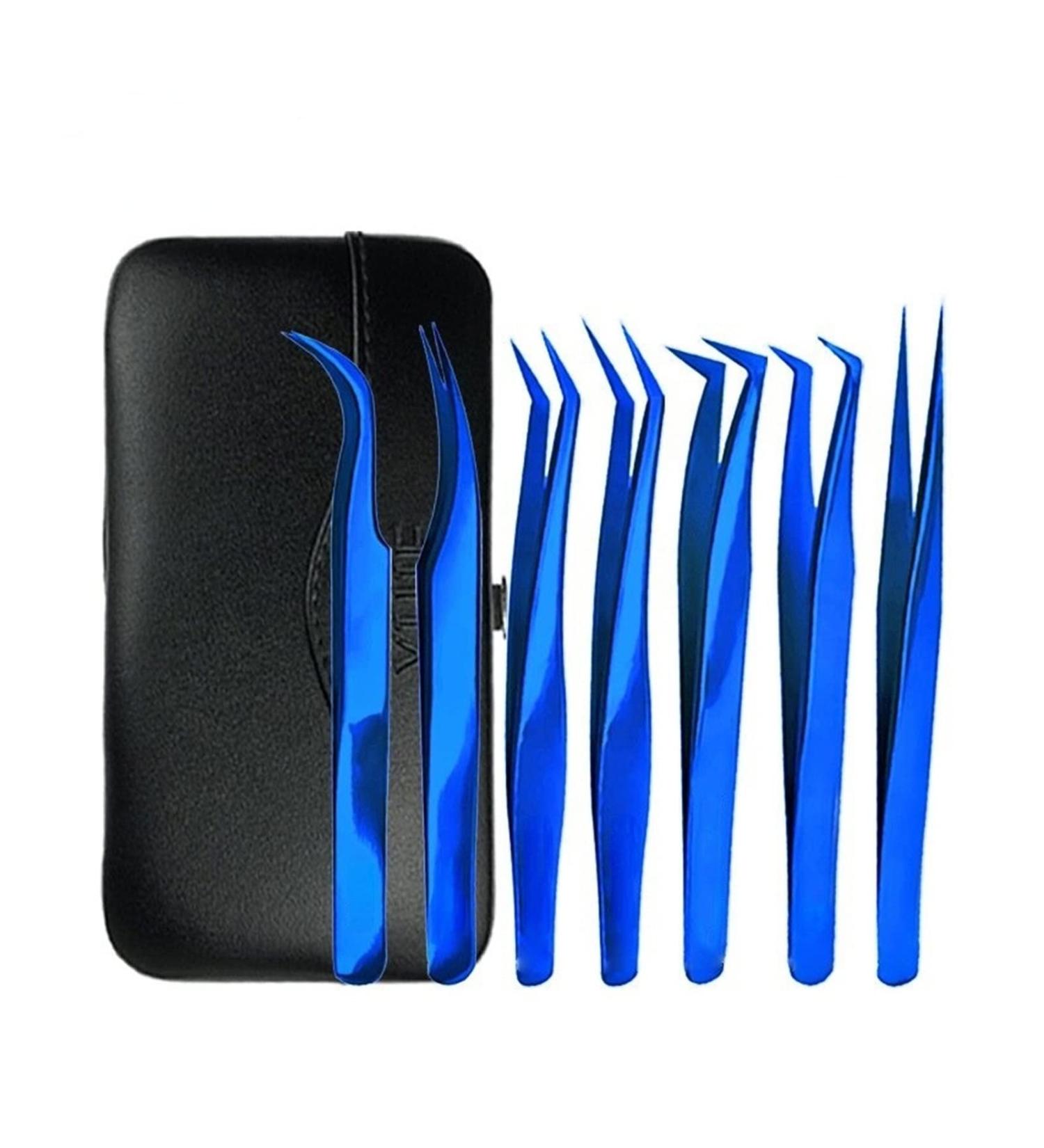 Buy High Precision Volume Eyelash Tweezers | Stainless Steel Antistatic Tweezers for Eyelash Extensions - International Shipping - Buy Online on GoSupps.com