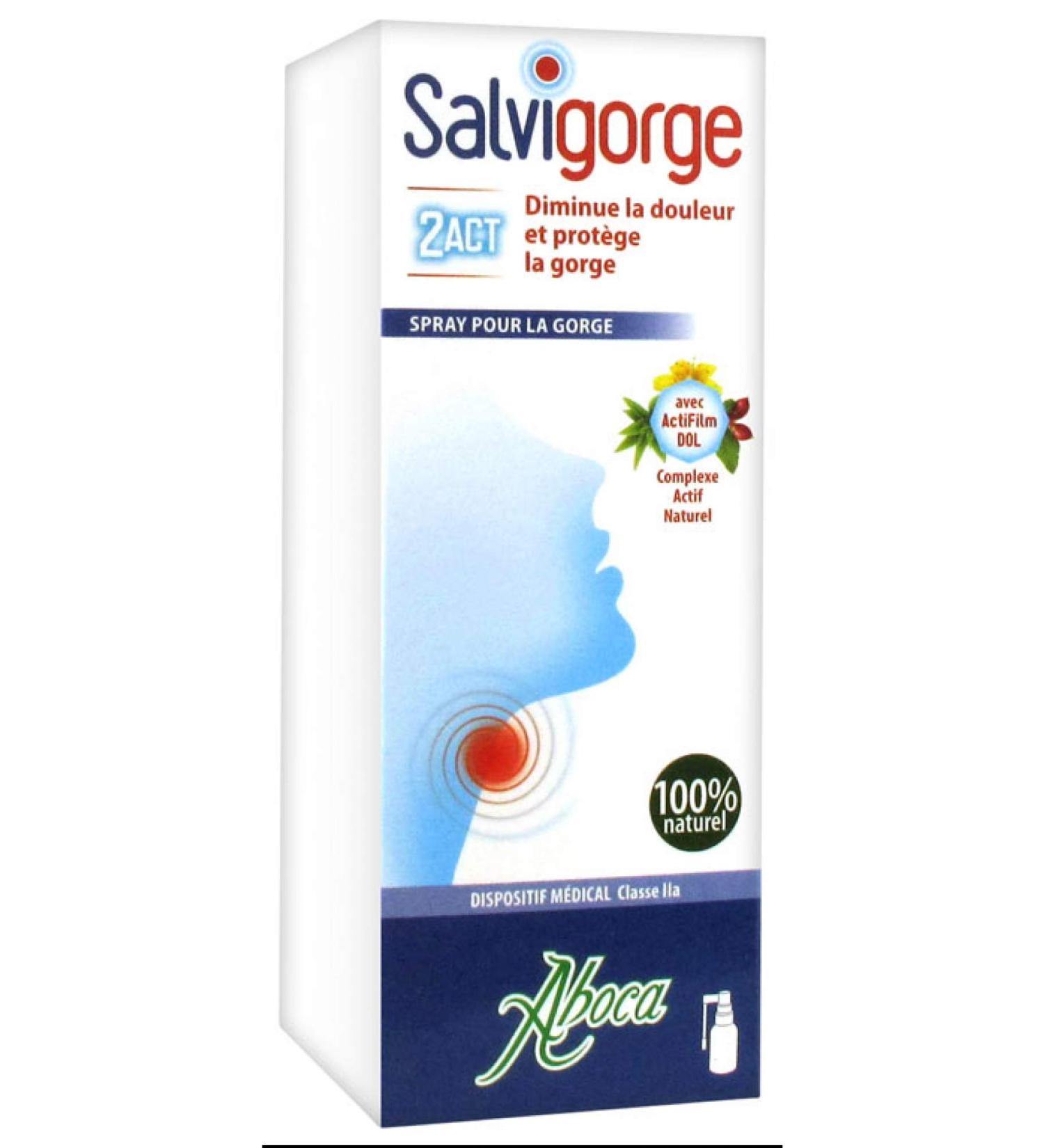 Aboca Aboca salvigorge 2 Act Spray pour la throat 30 ml