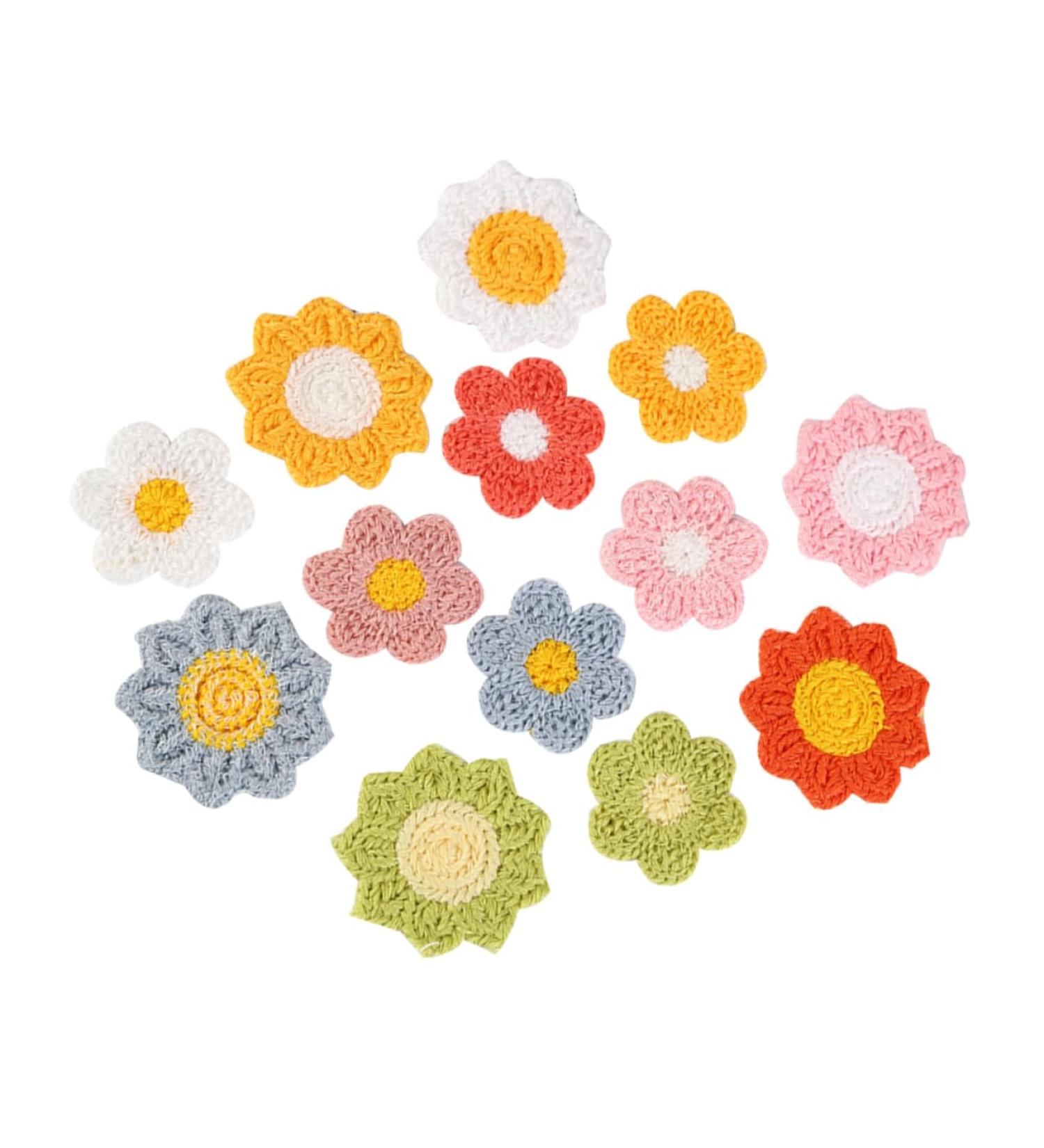 60 pcs Size Clothing Flower Diy Embroidered Clothes Decals Flowers Floral on and Delicate - Buy Online on GoSupps.com